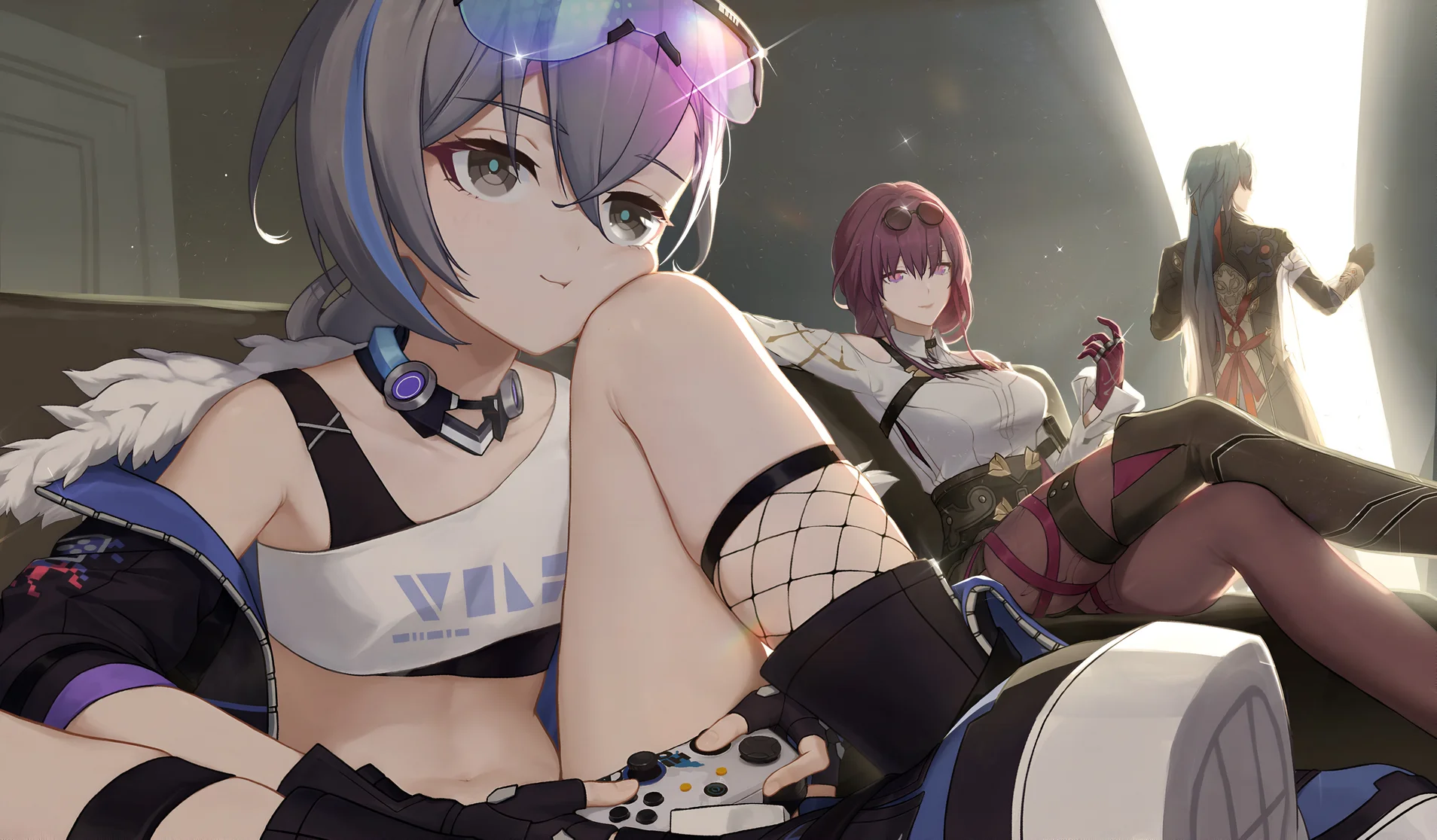 Kafka, Silver Wolf & Blade – Honkai Star Rail Wallpaper