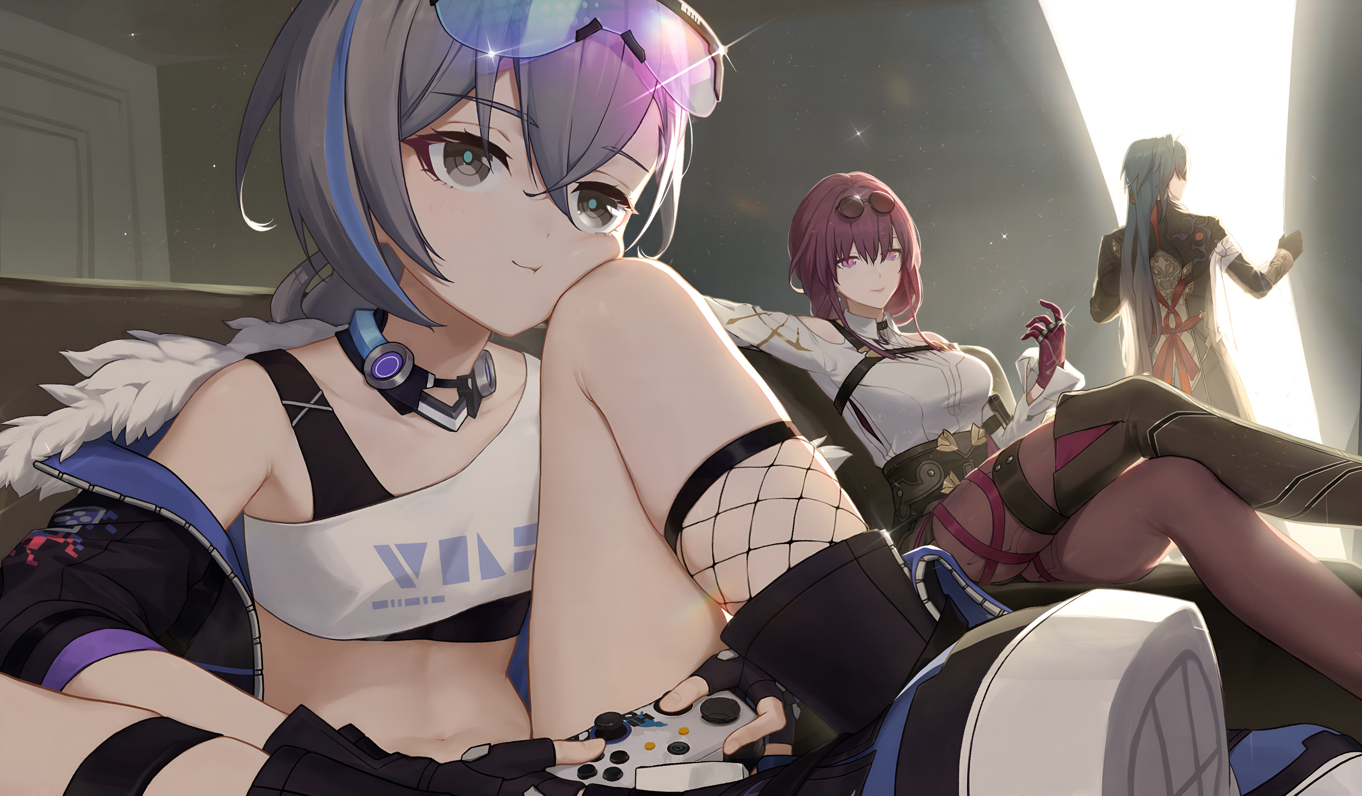 Kafka, Silver Wolf & Blade – Honkai Star Rail Wallpaper