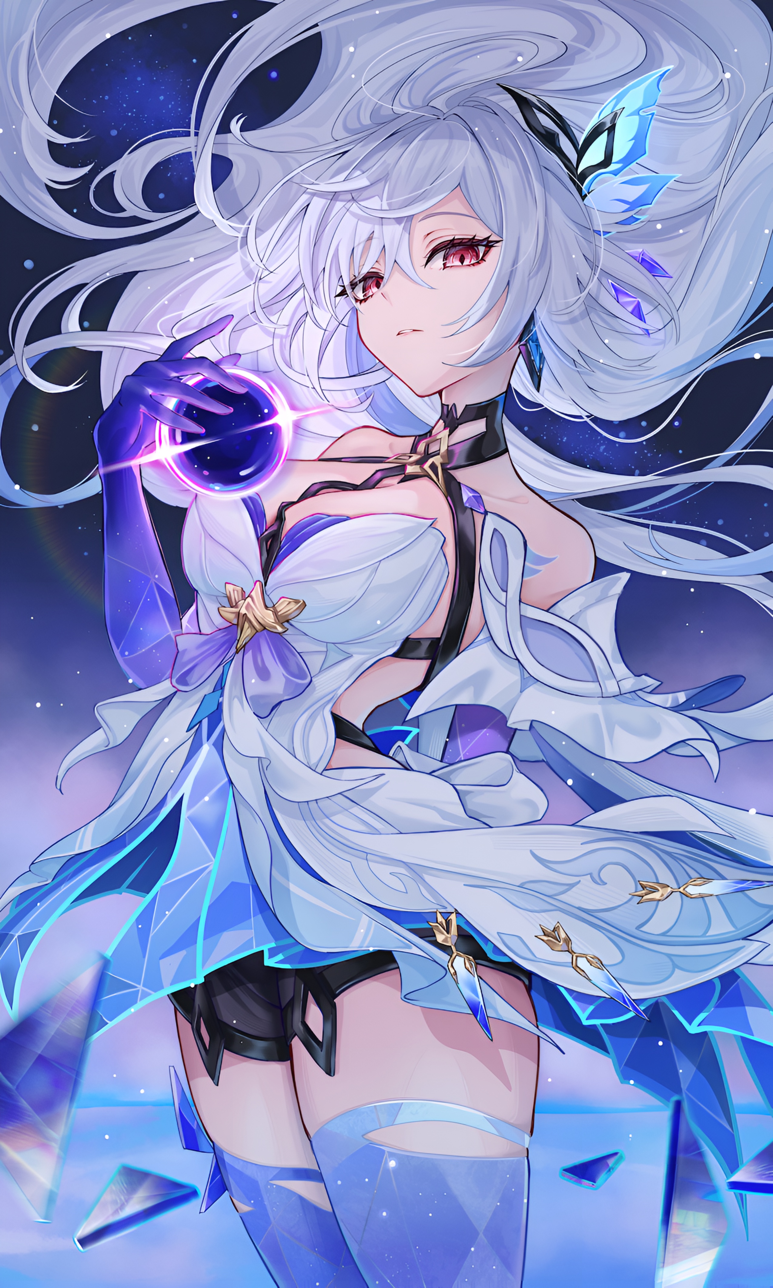 Skirk Genshin Impact 4K Anime Wallpaper