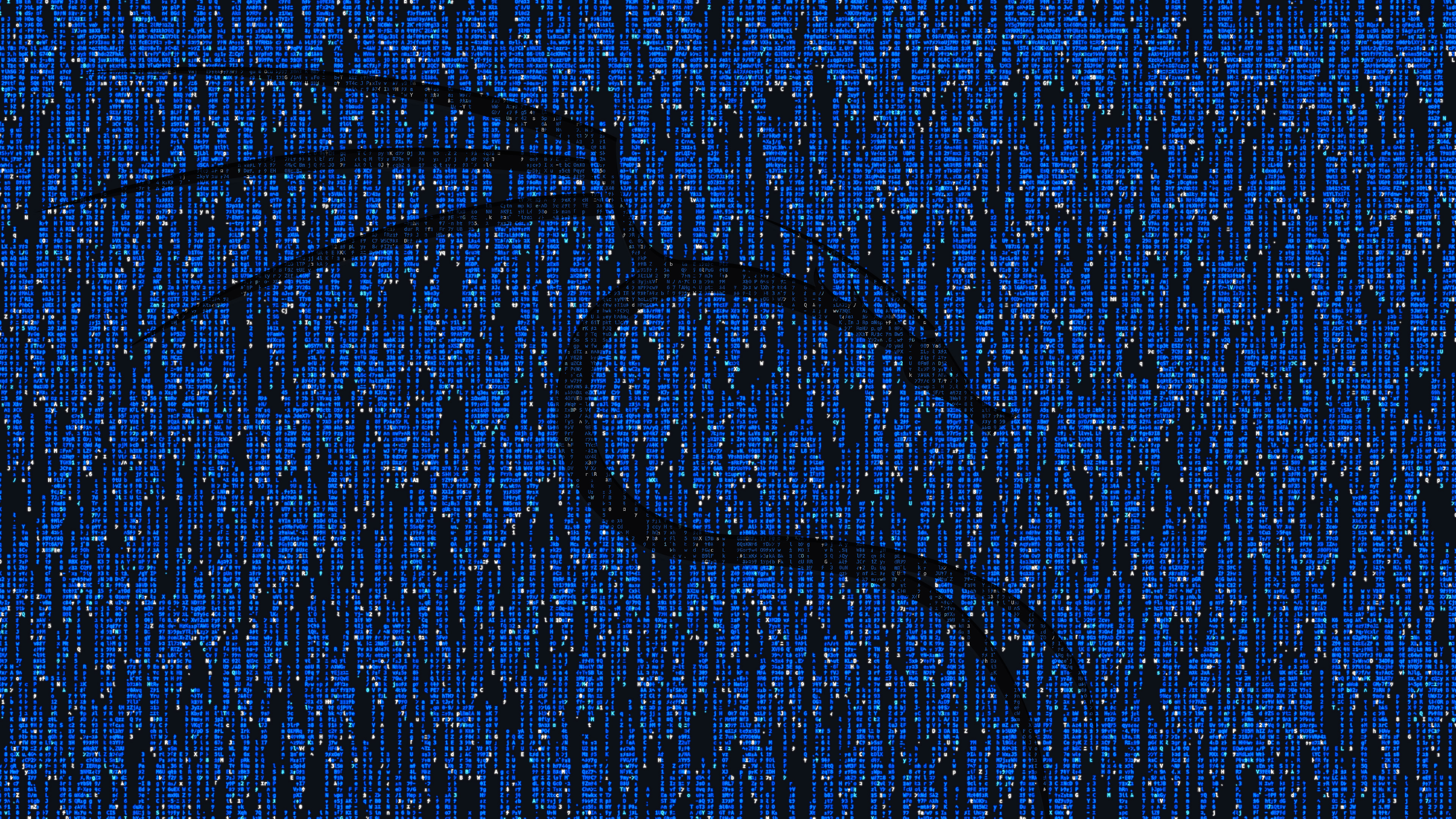 Kali Linux Matrix Code Wallpaper 4K