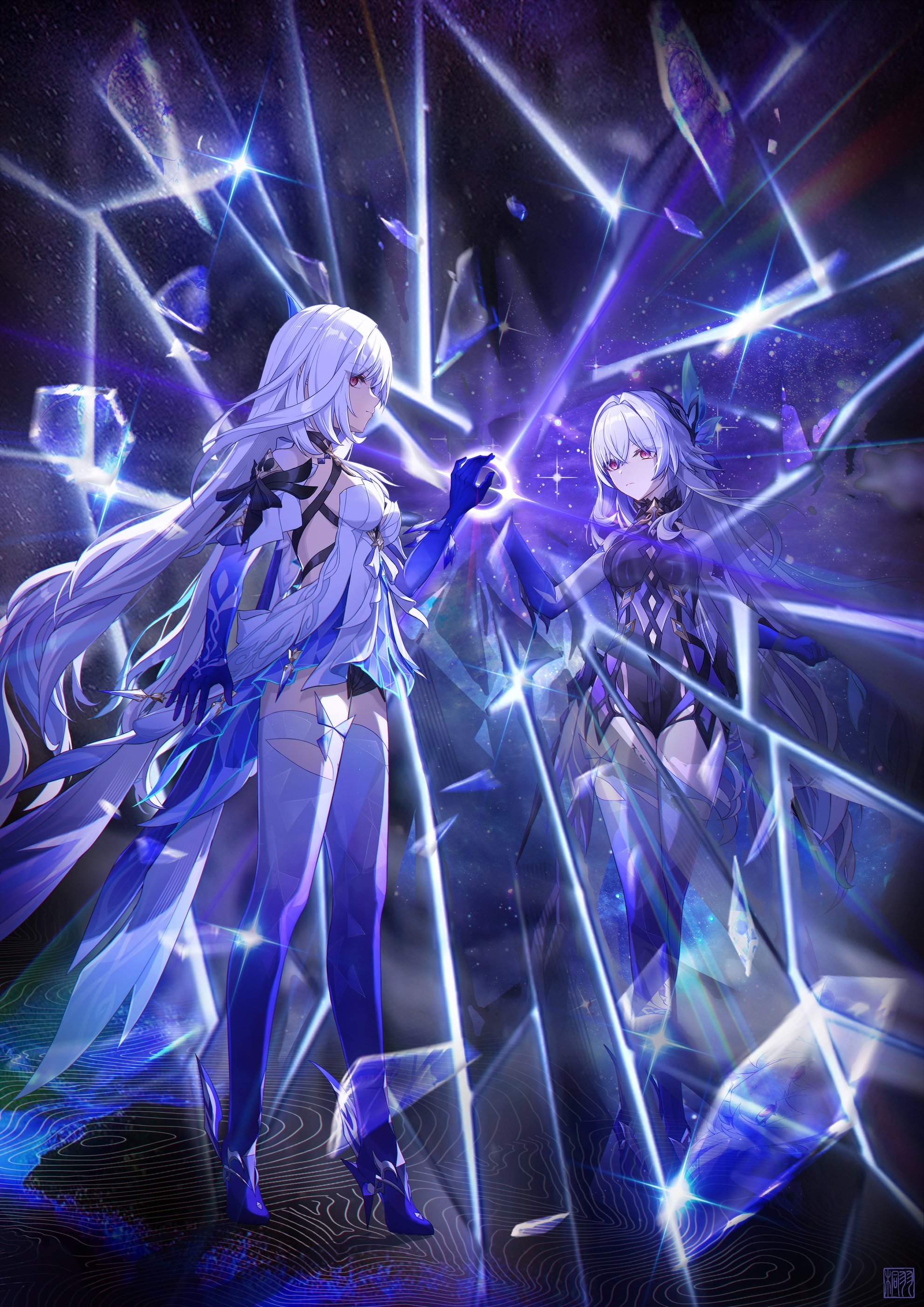 Skirk Dual Form Wallpaper – Genshin Impact 4K