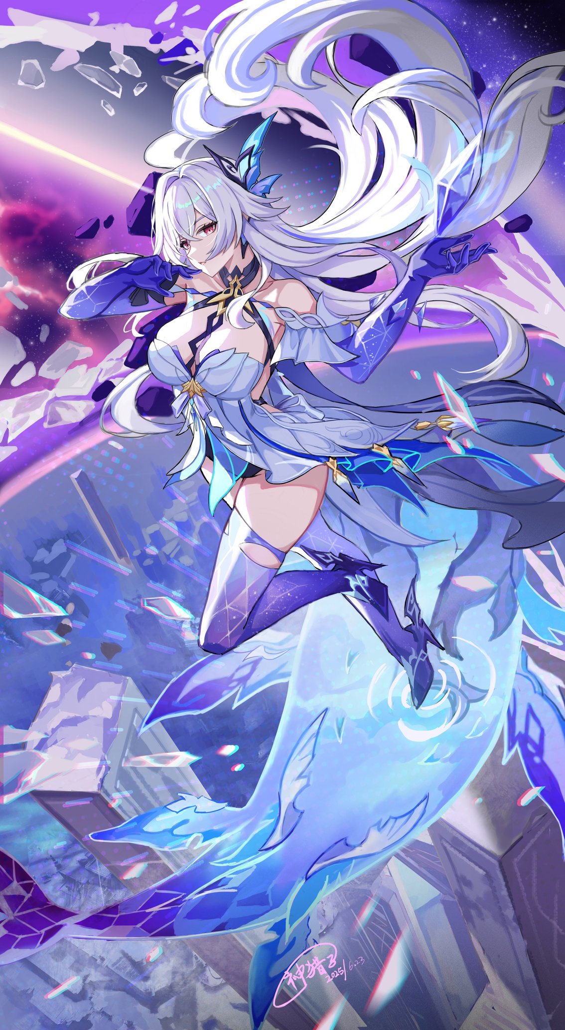 Skirk Genshin Impact 4K Anime Wallpaper