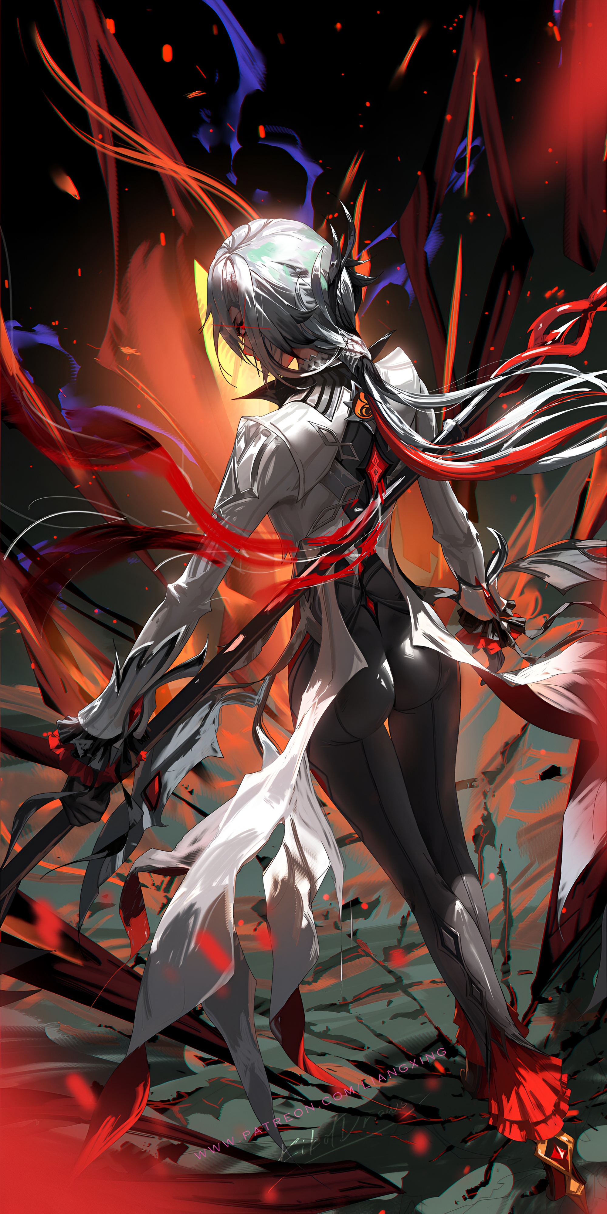 Arlecchino Genshin Impact 4K Wallpaper