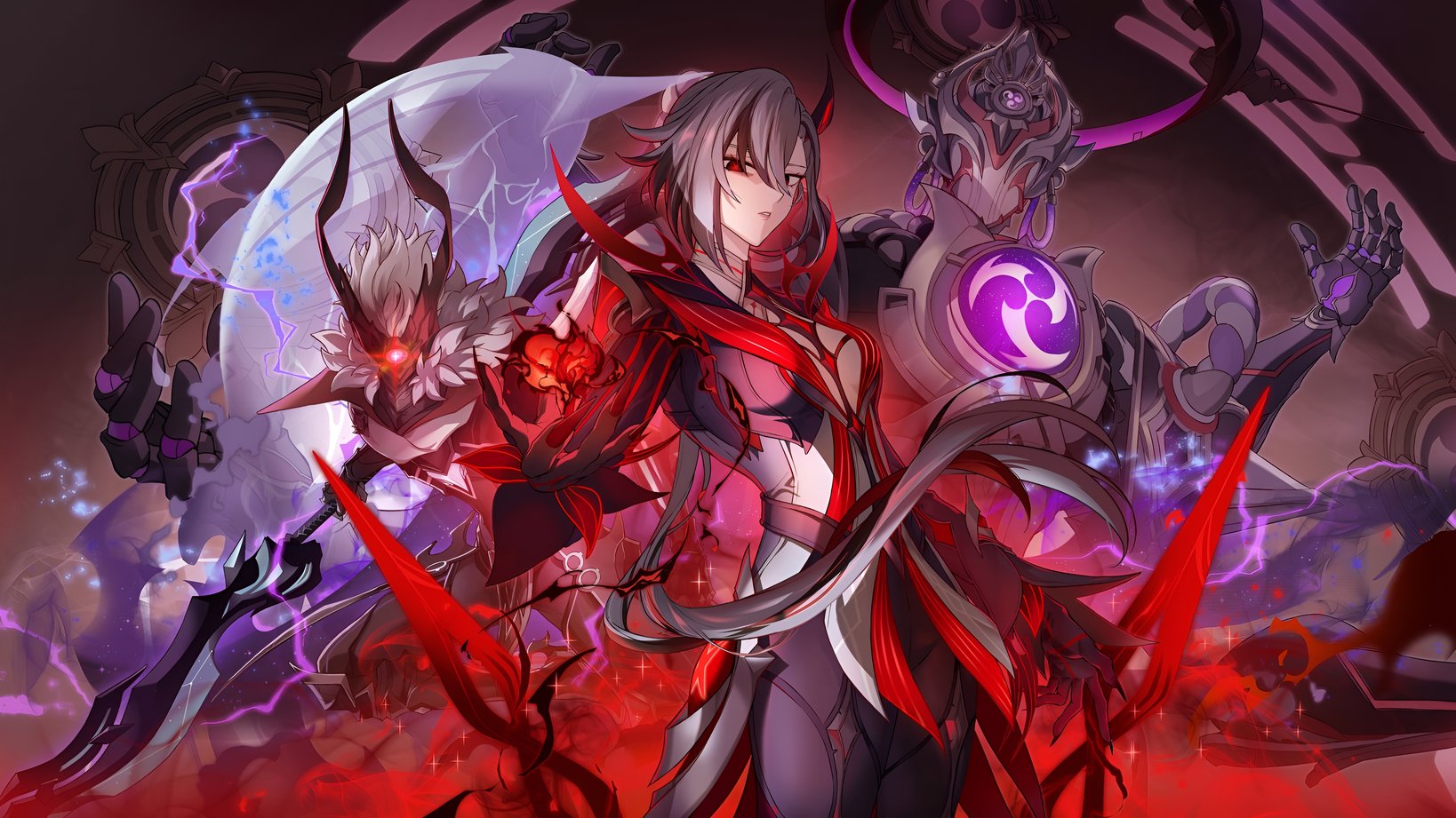 Arlecchino Genshin Impact 4K Wallpaper