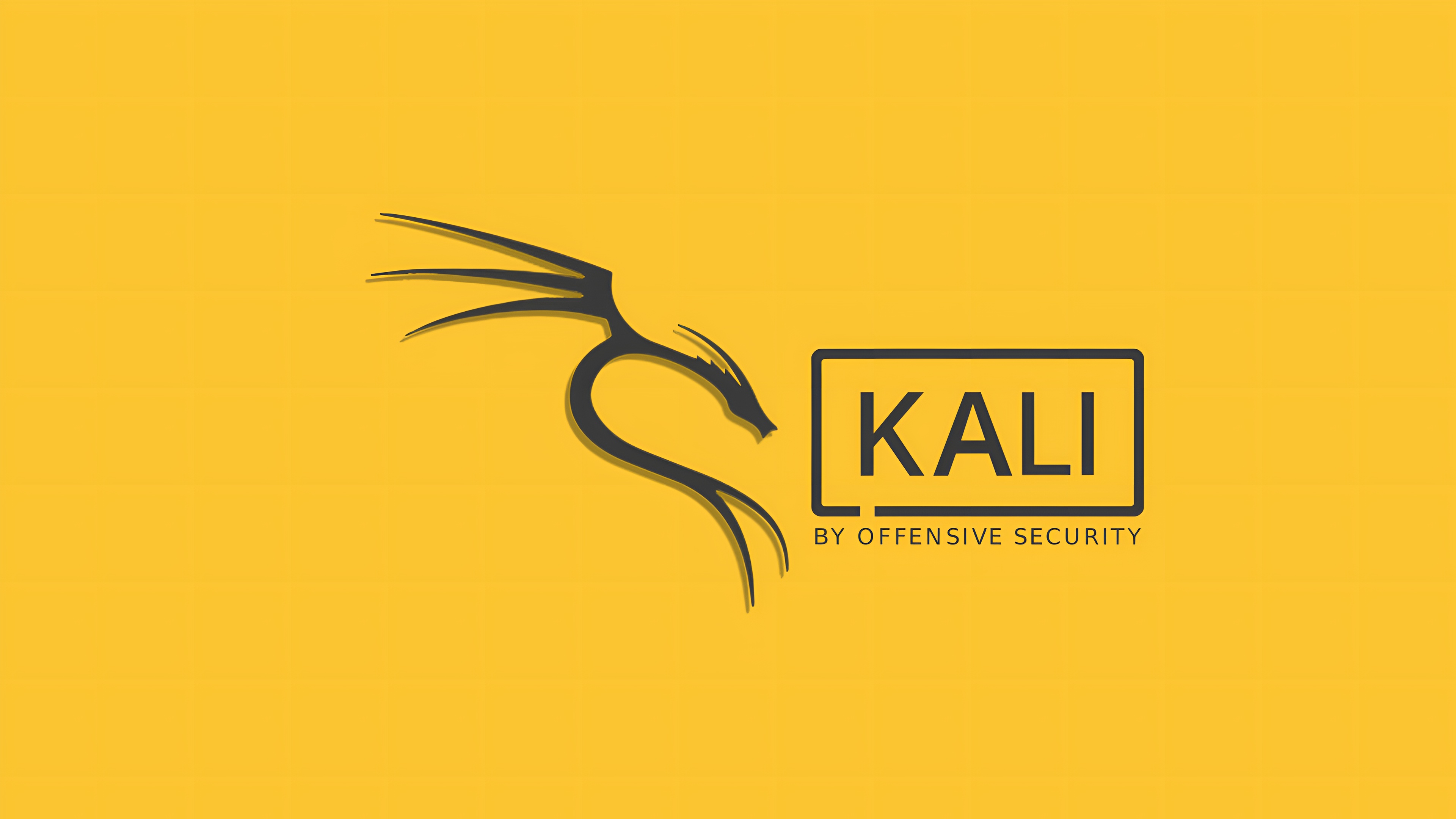 Kali Linux Драконово Лого 4K Тапет