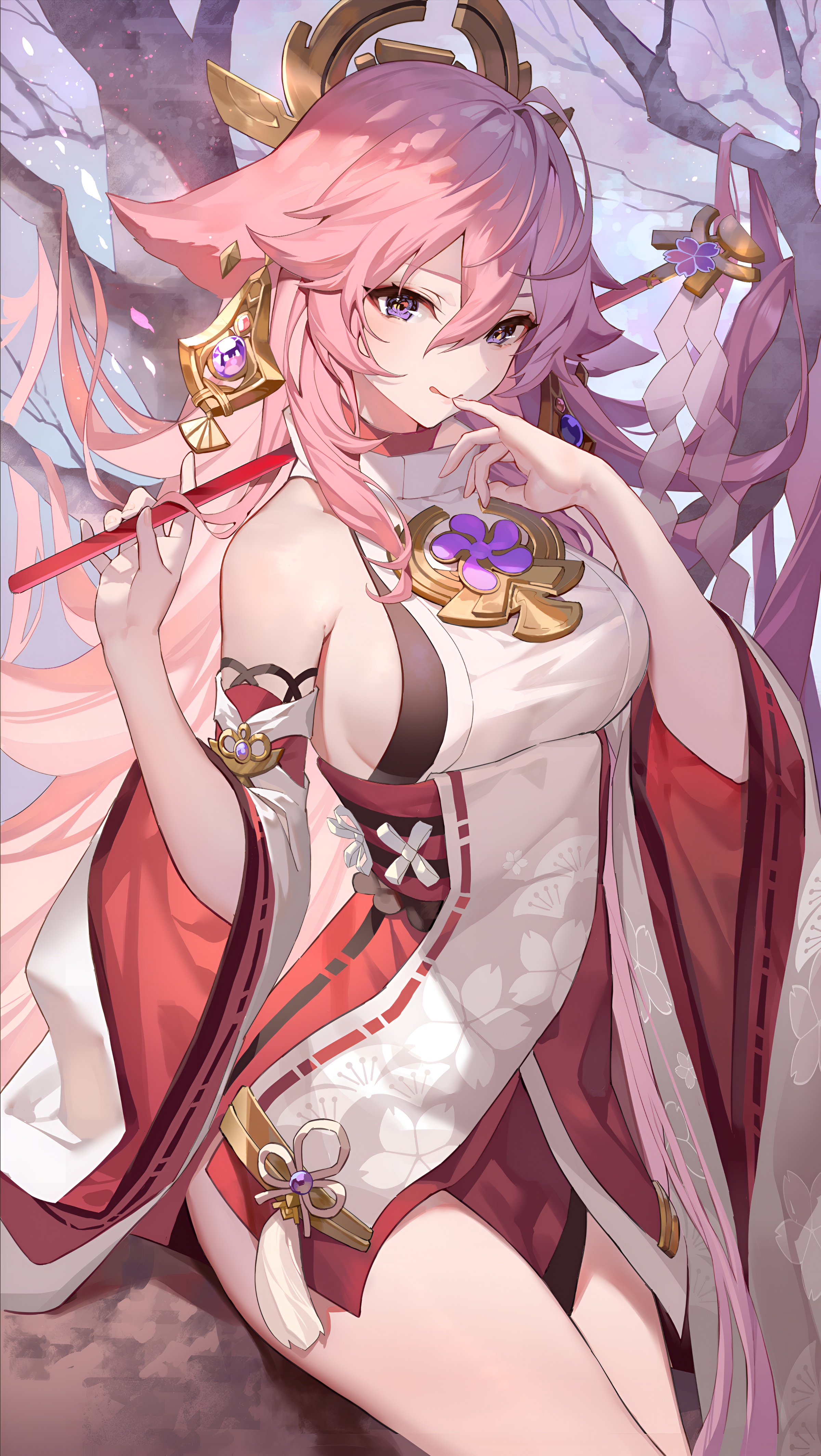 Yae Miko Genshin Impact 4K Wallpaper
