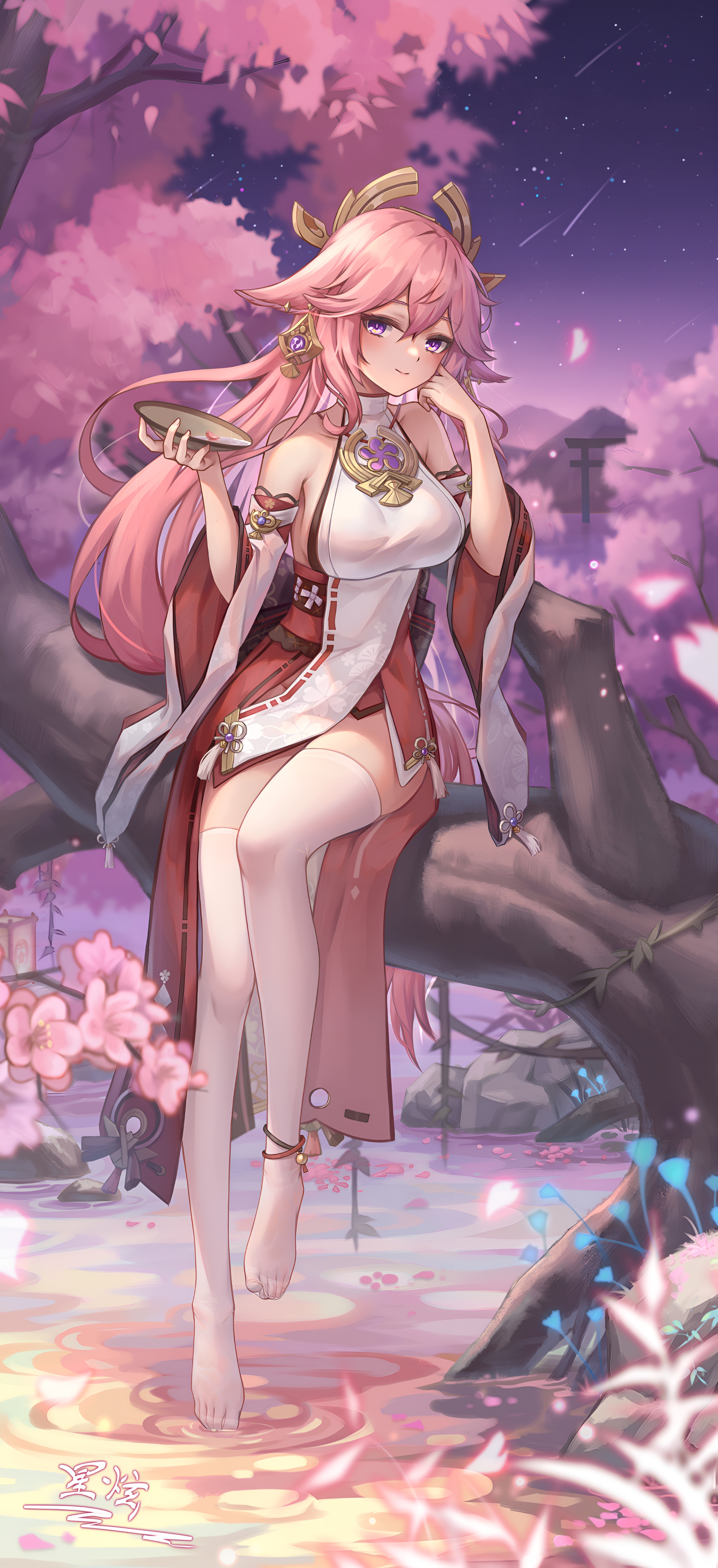Yae Miko Genshin Impact 4K Wallpaper