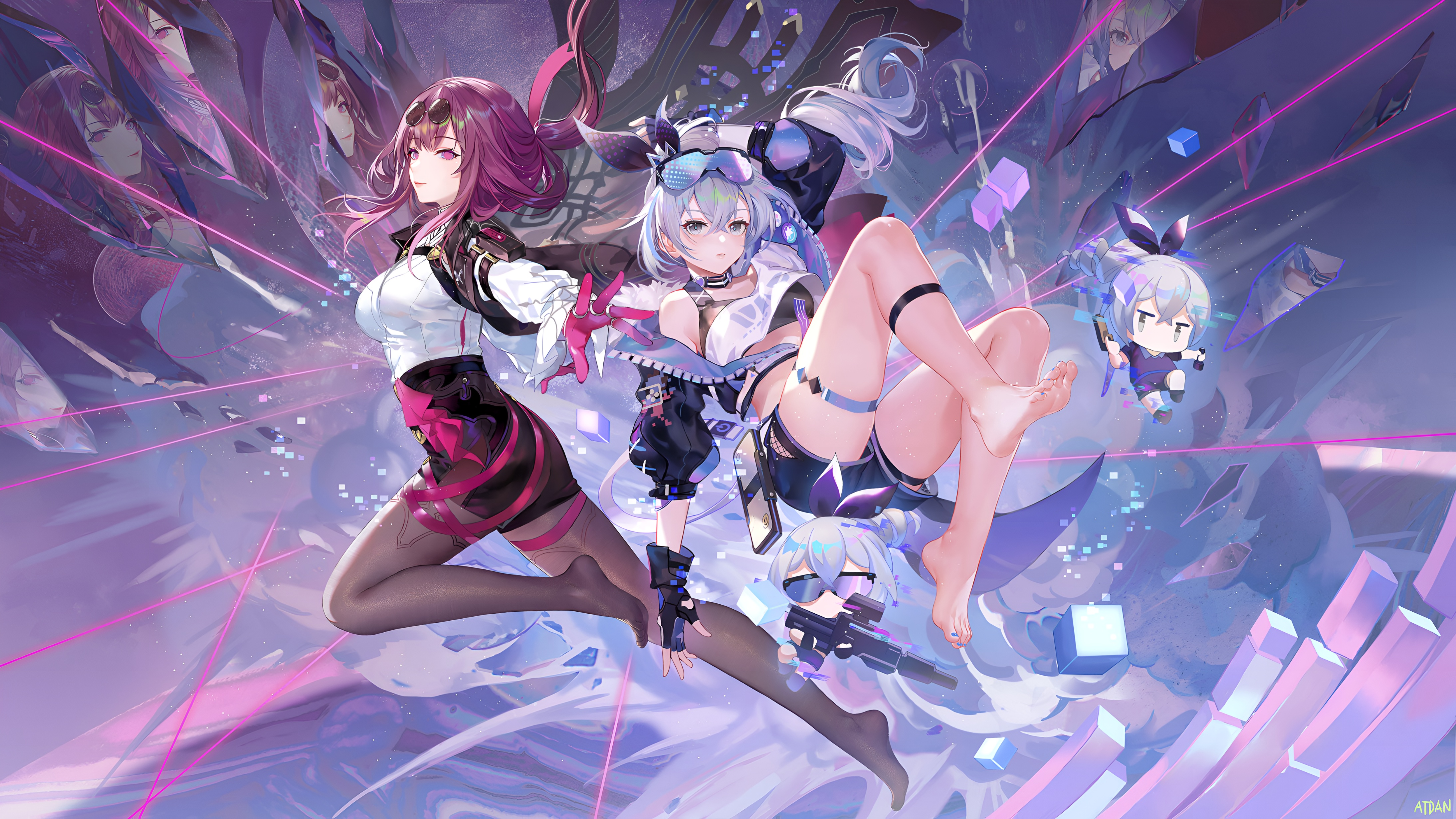 Kafka & Silver Wolf Honkai Star Rail 4K Wallpaper