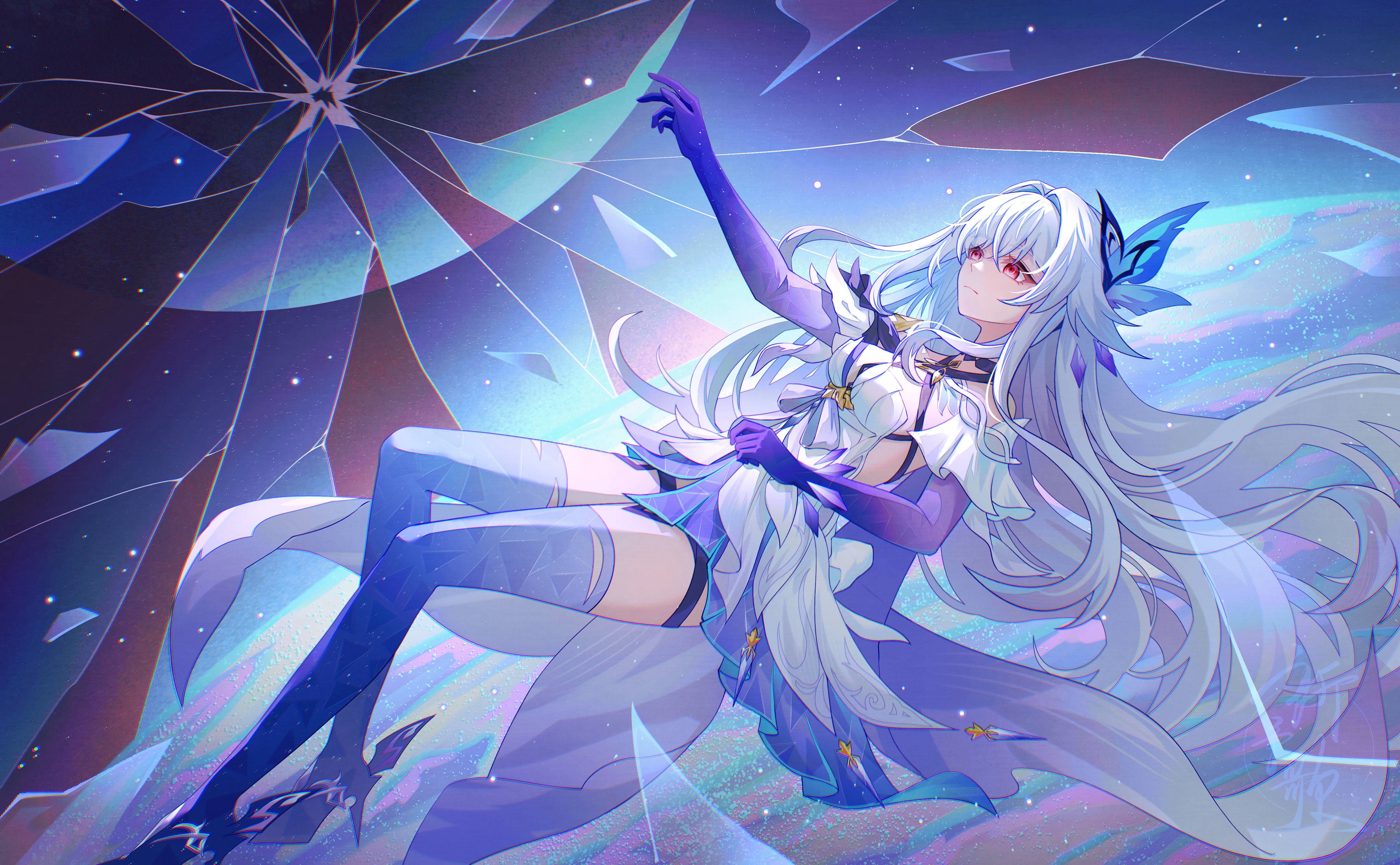 Skirk Genshin Impact 4K Anime Wallpaper