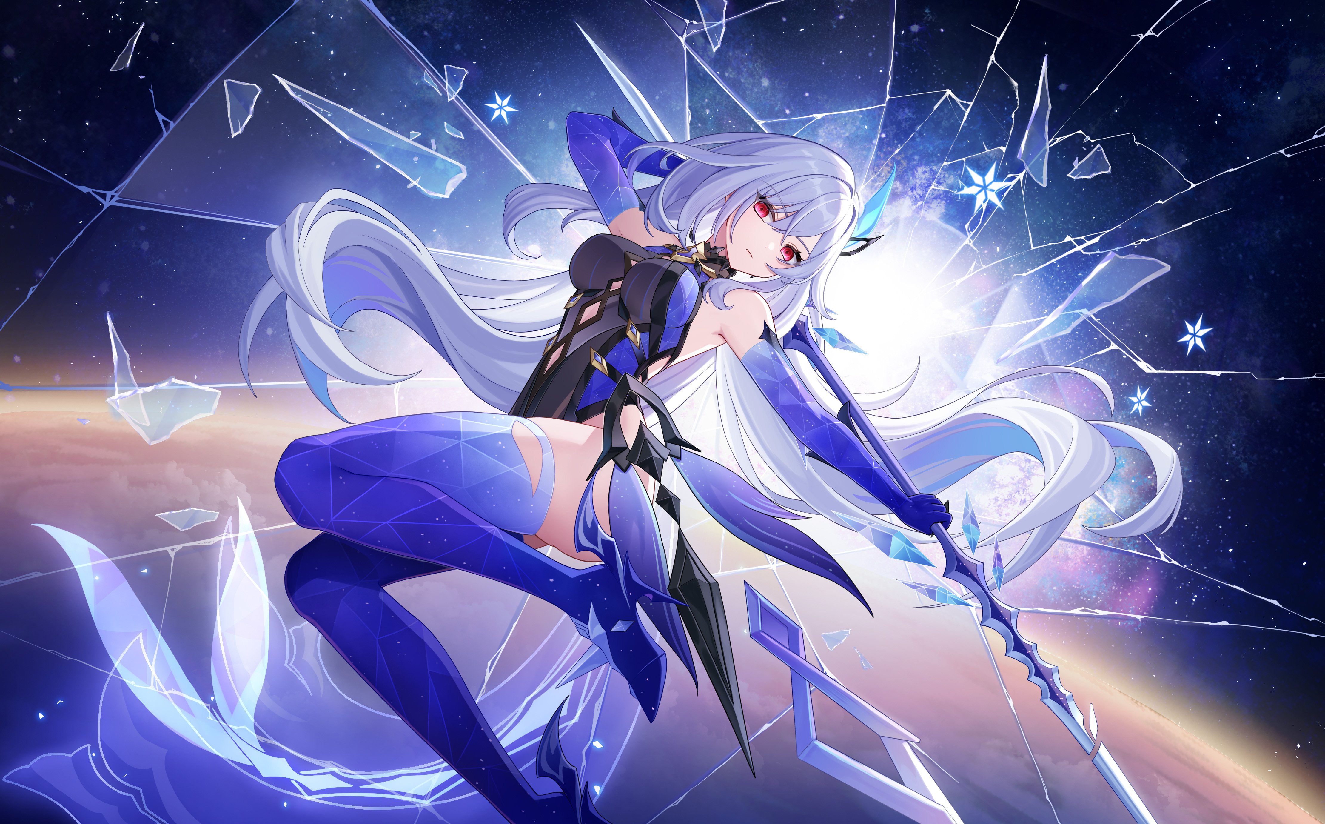 Skirk Genshin Impact 4K Anime Wallpaper