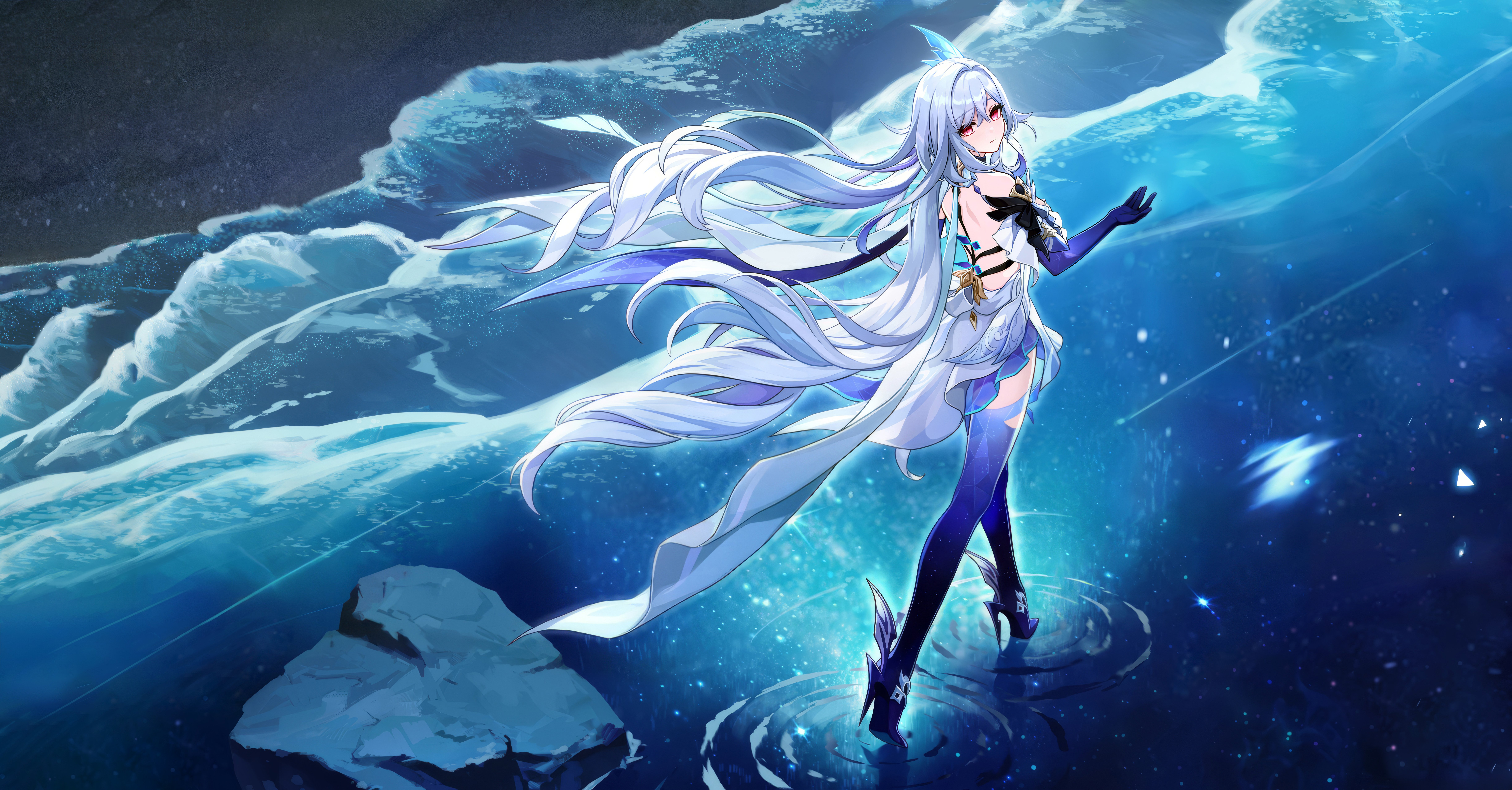 Skirk Genshin Impact 4K Wallpaper