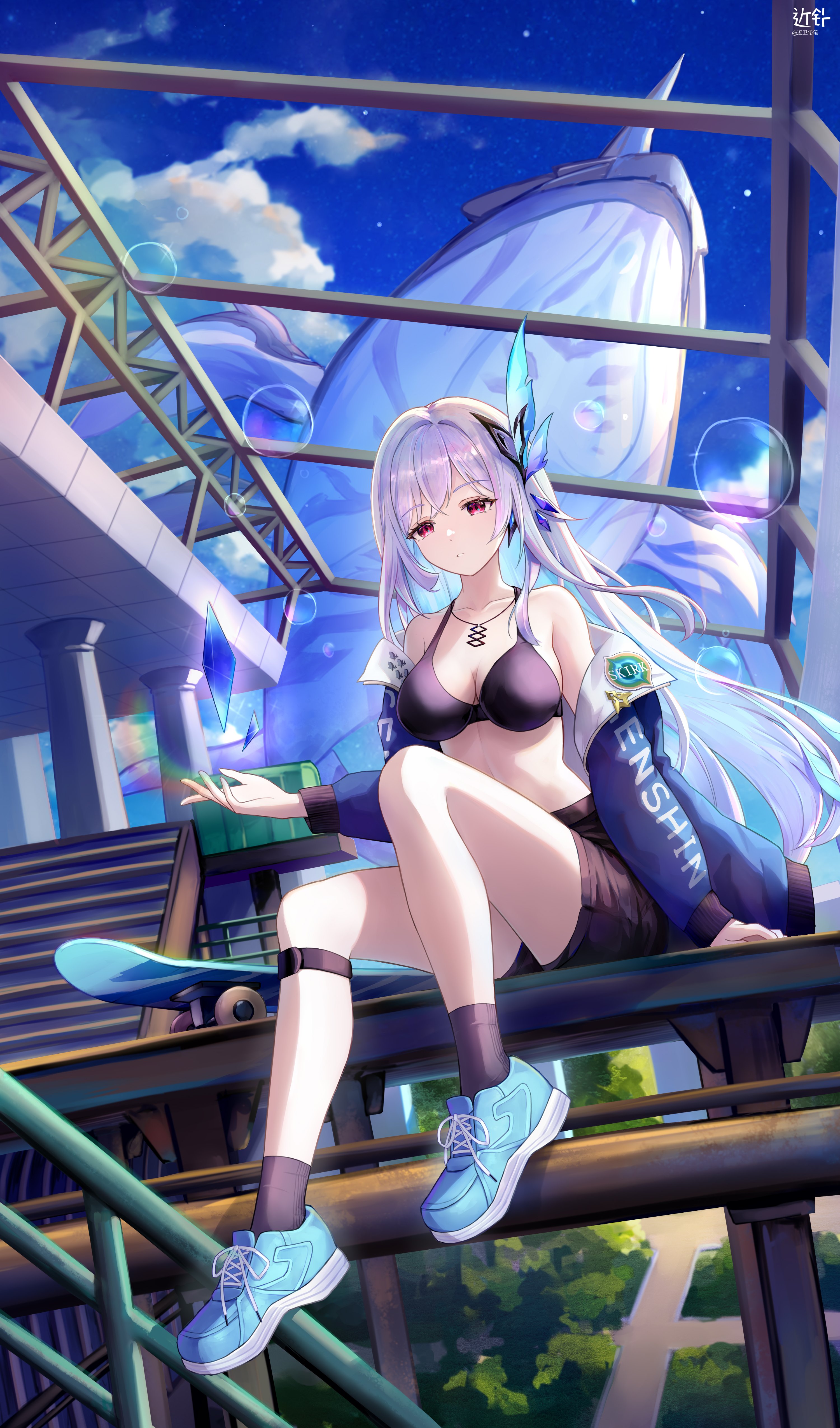 Skirk Genshin Impact 4K Anime Wallpaper