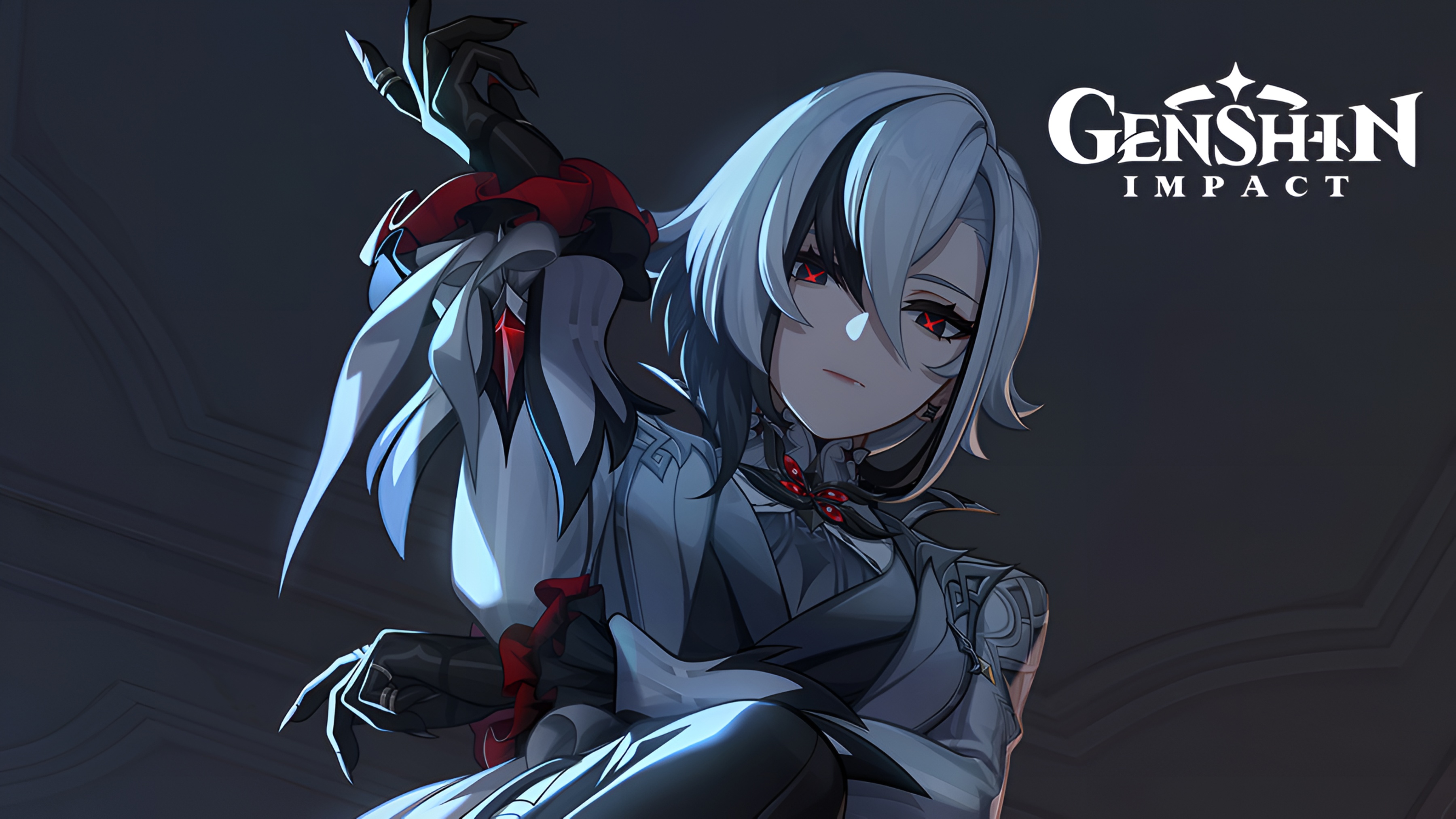 Arlecchino Genshin Impact 4K Wallpaper