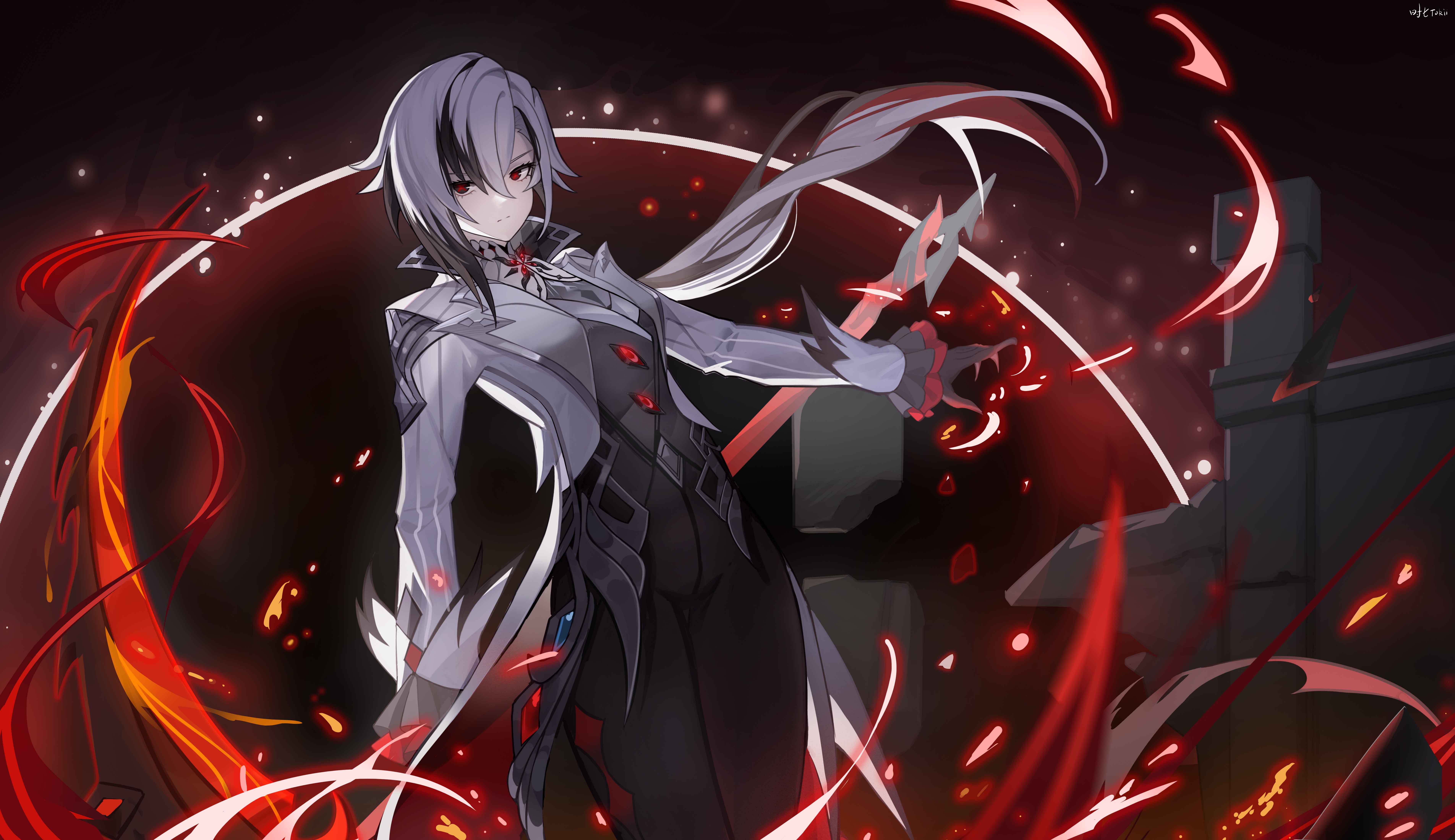 Arlecchino Genshin Impact 4K Wallpaper