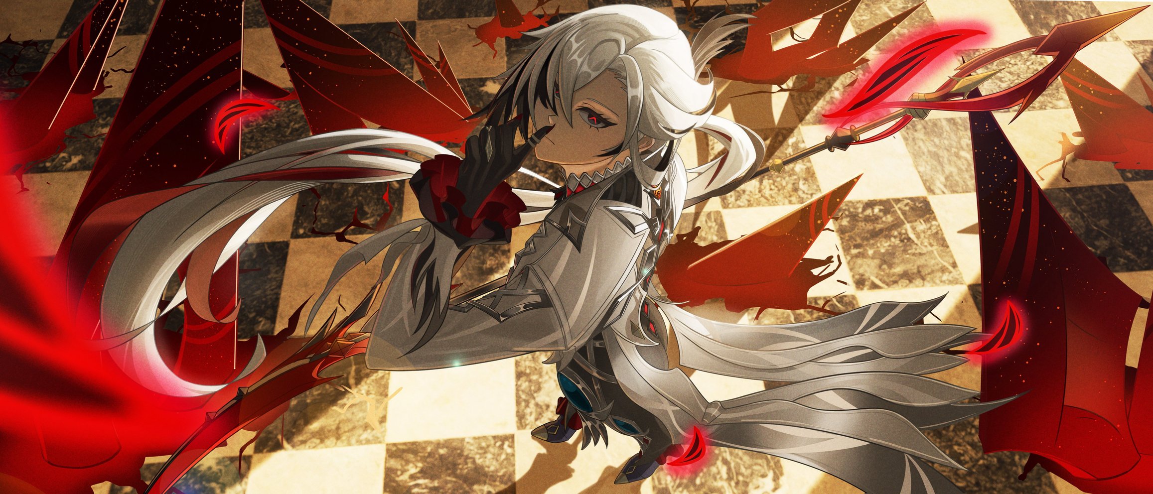 Arlecchino Genshin Impact 4K Wallpaper