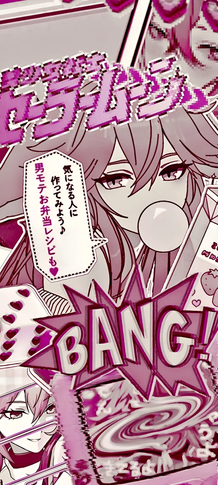 Yae Miko BANG! Stile Manga Sfondo 4K