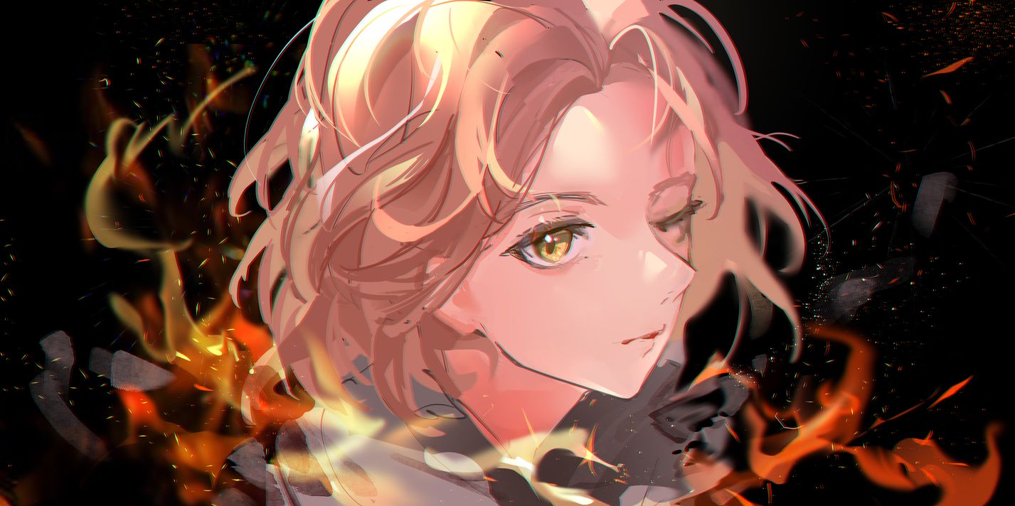 Melina Elden Ring Fire Wallpaper 4K