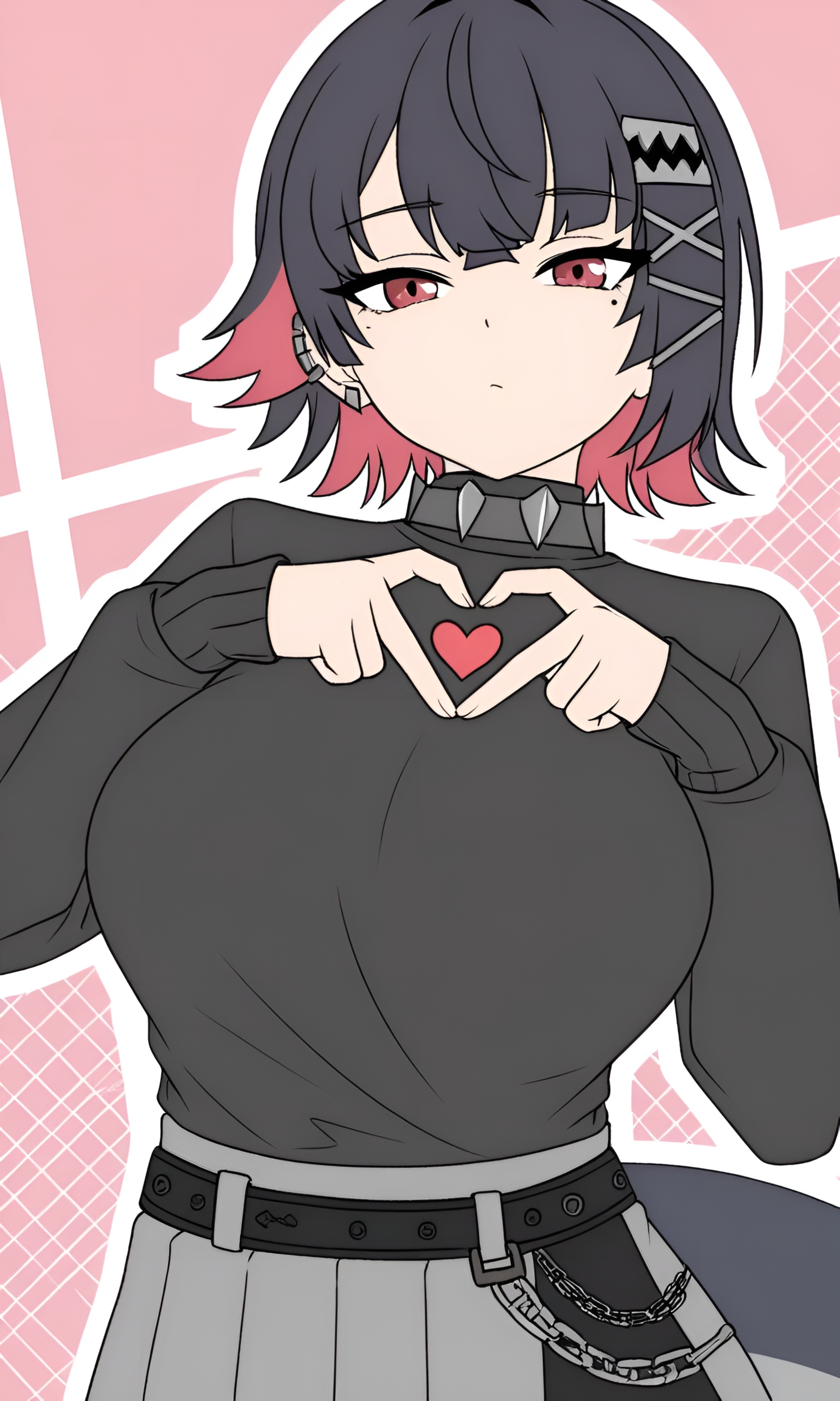 Ellen Joe Heart Gesture Wallpaper – Zenless Zone Zero