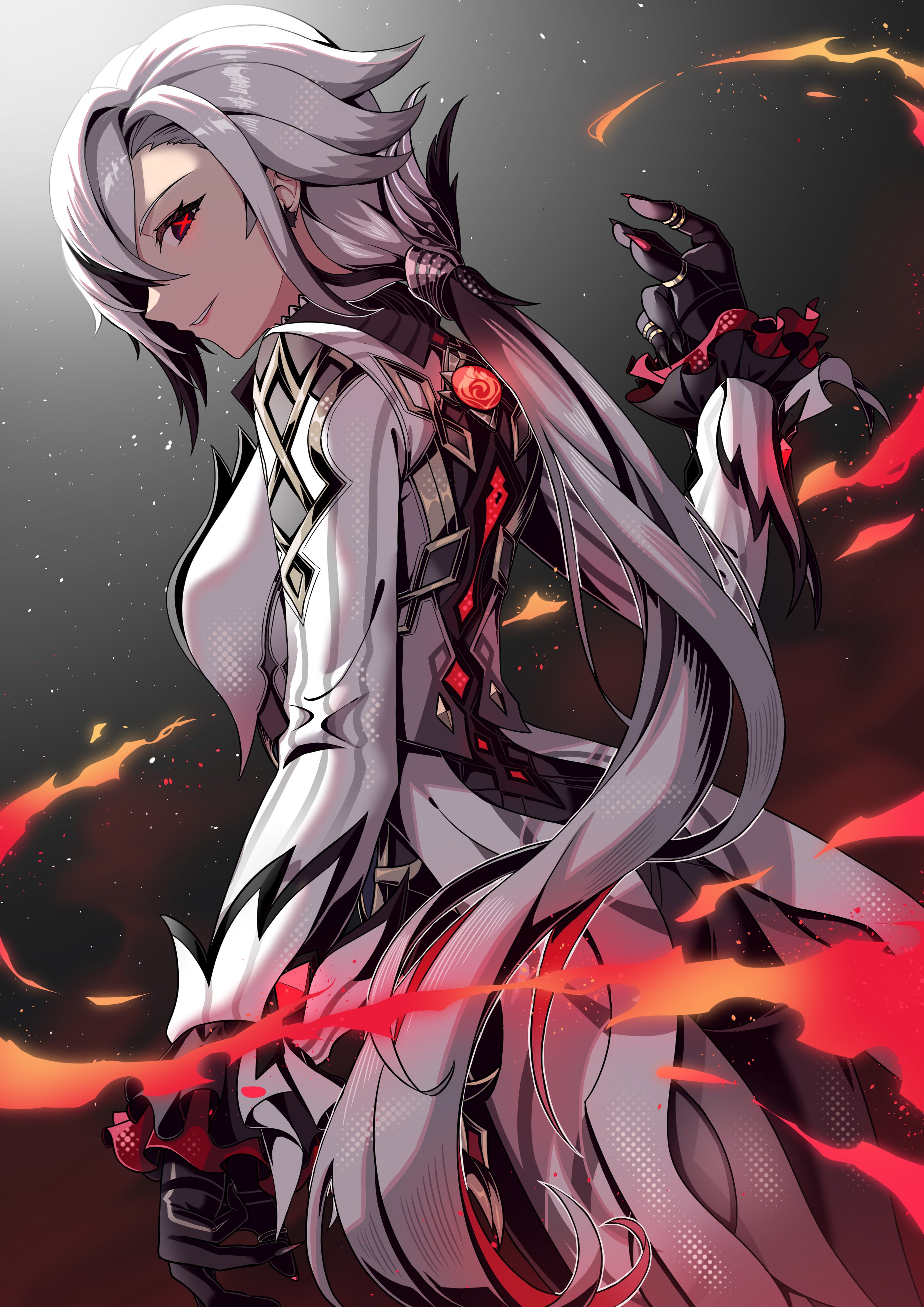 Arlecchino Genshin Impact 4K Wallpaper