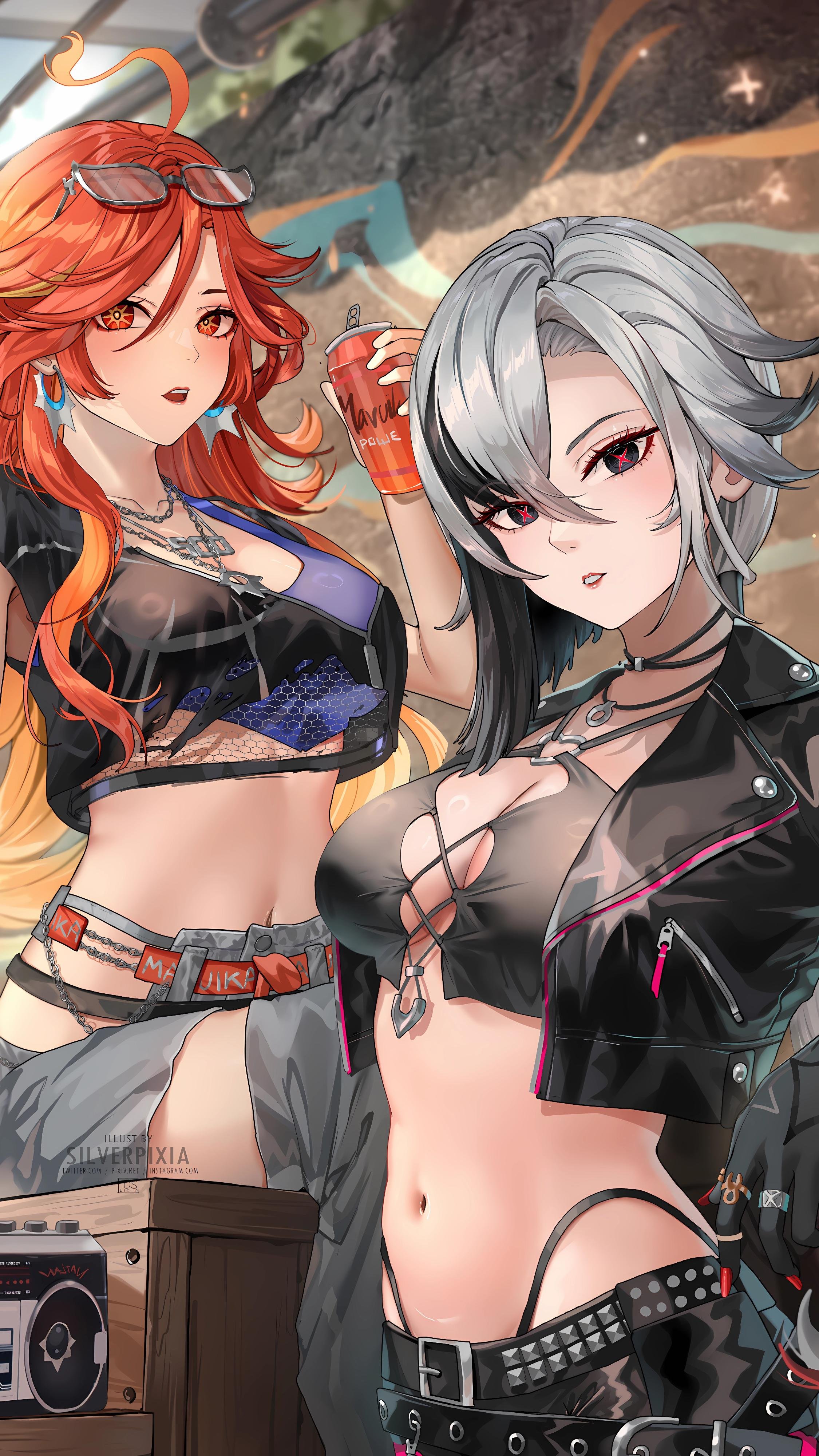 Arlecchino & Mavuika Genshin Impact 4K Wallpaper