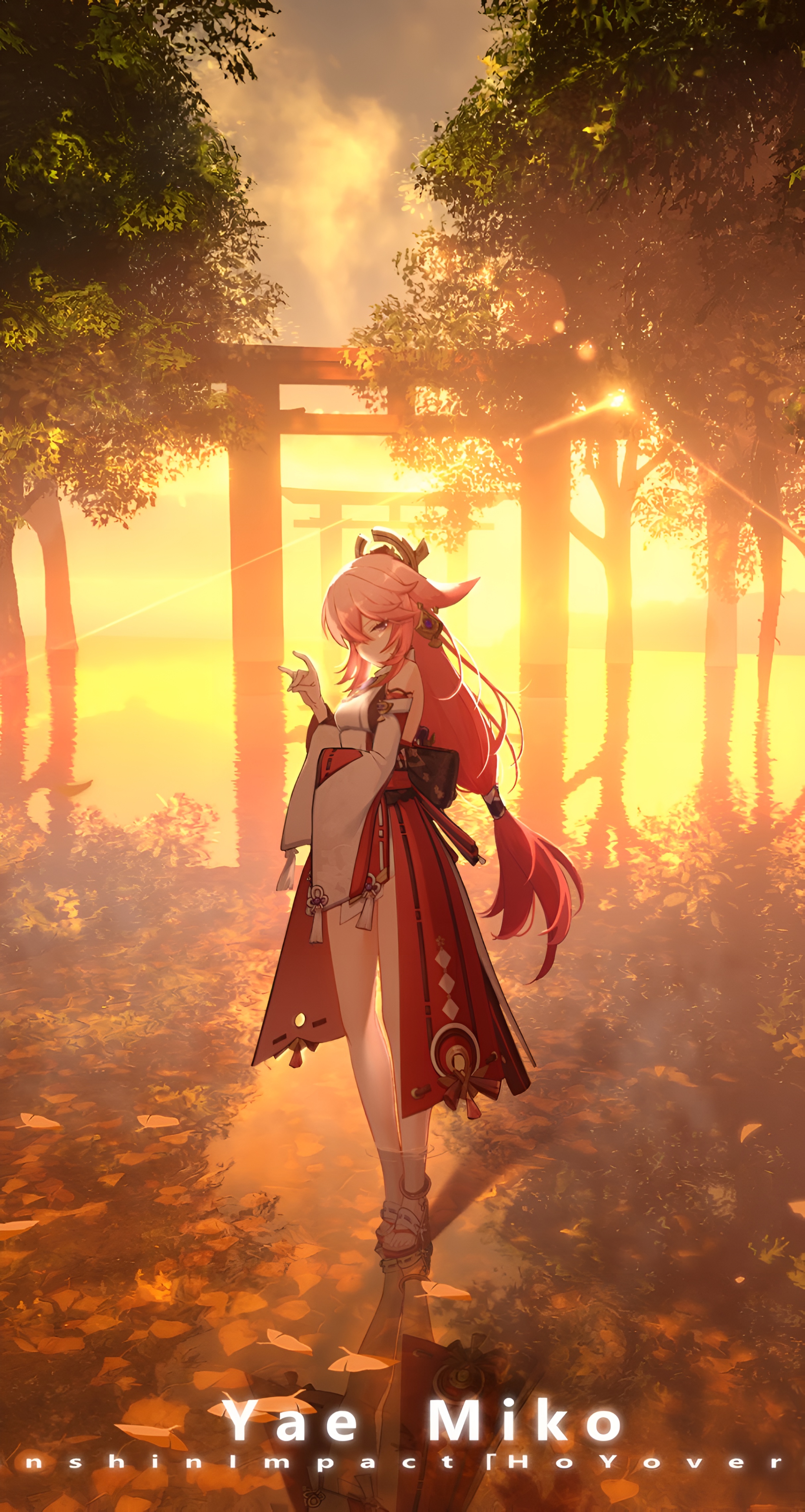 Yae Miko Genshin Impact 4K Wallpaper