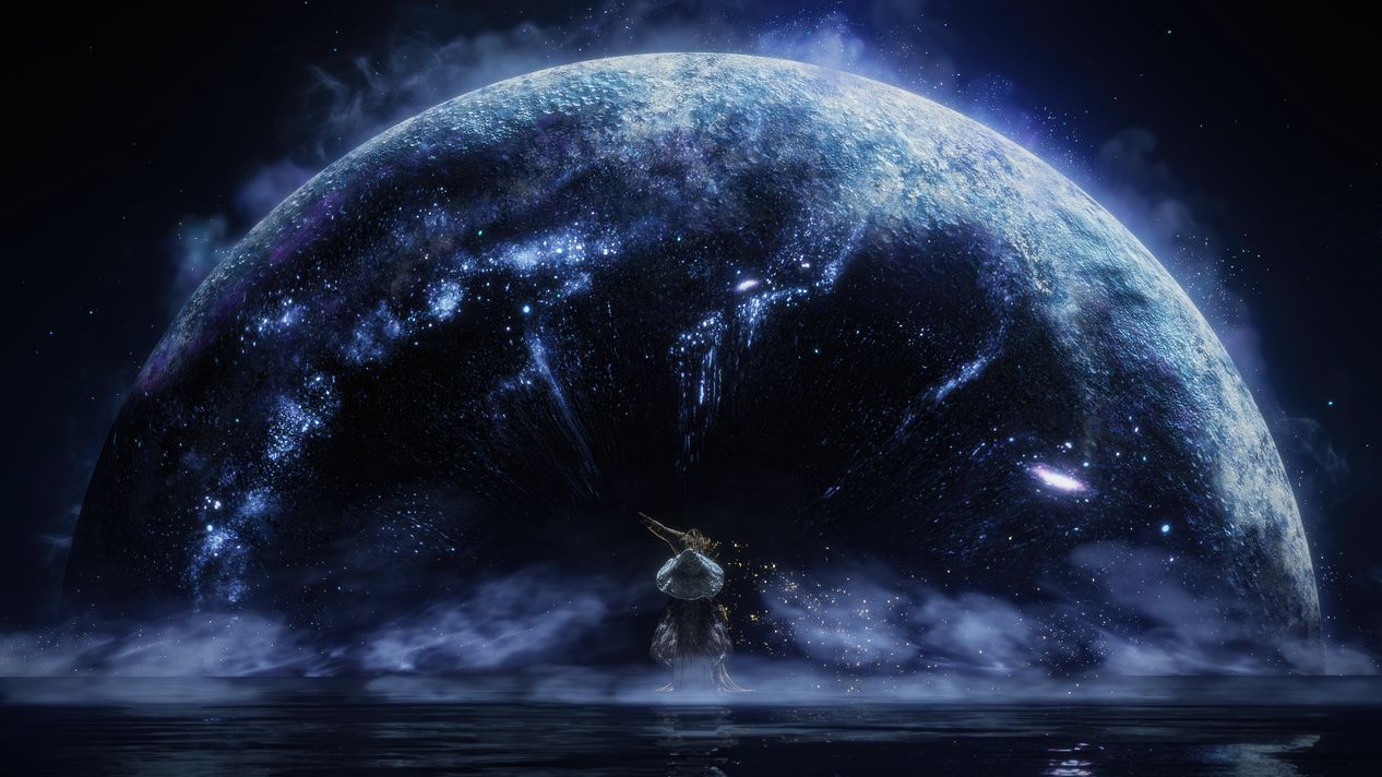 Elden Ring Cosmic Planet Wallpaper 4K