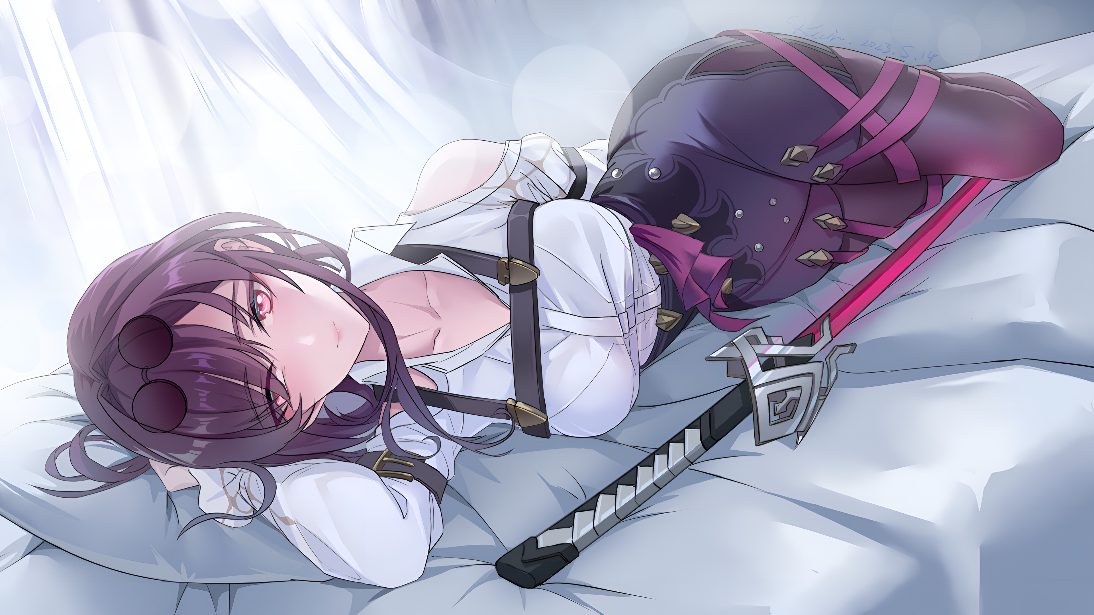 Kafka Honkai Star Rail 4K Anime Wallpaper