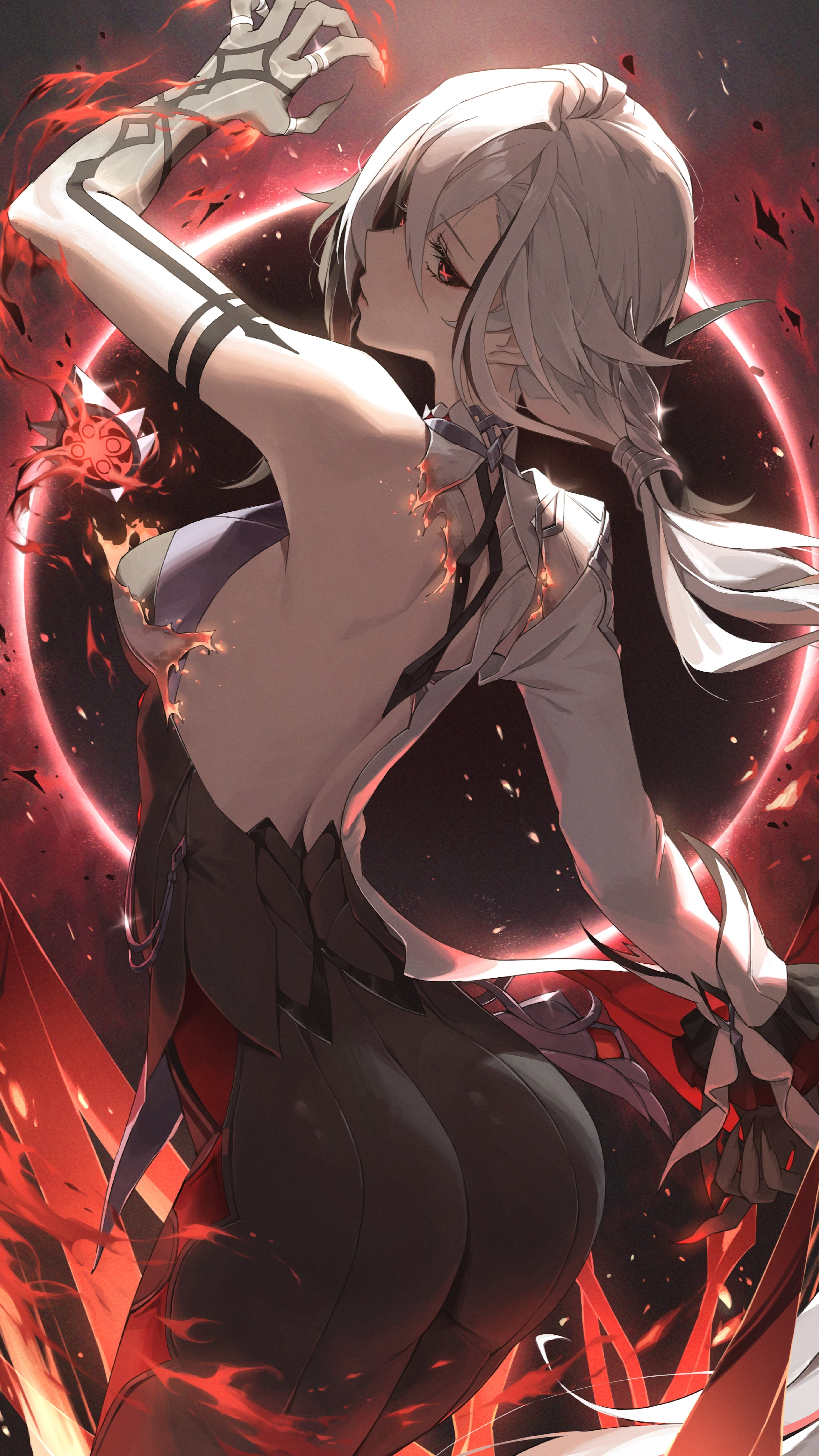Arlecchino Genshin Impact 4K Wallpaper