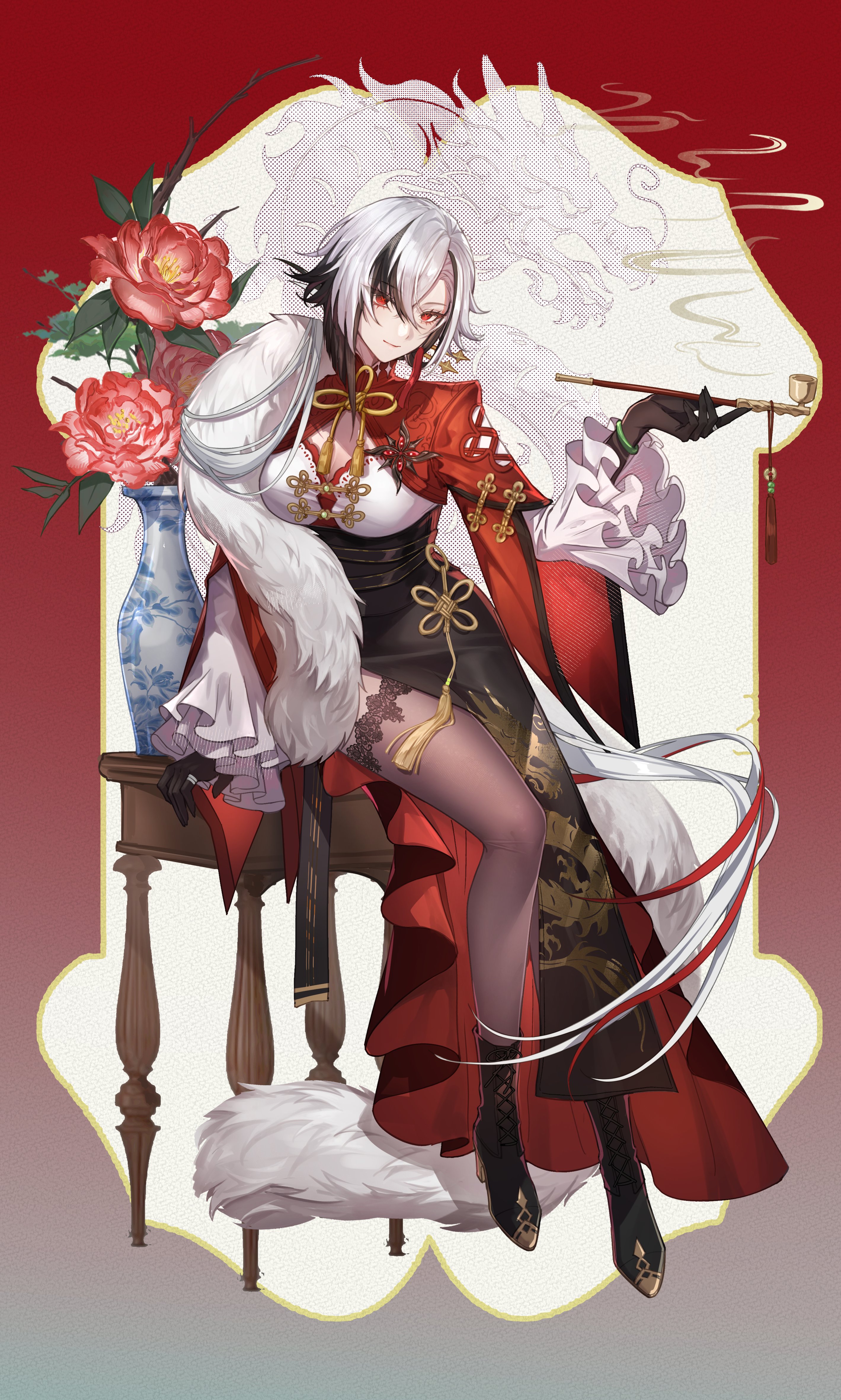 Arlecchino Genshin Impact Chinese New Year Wallpaper