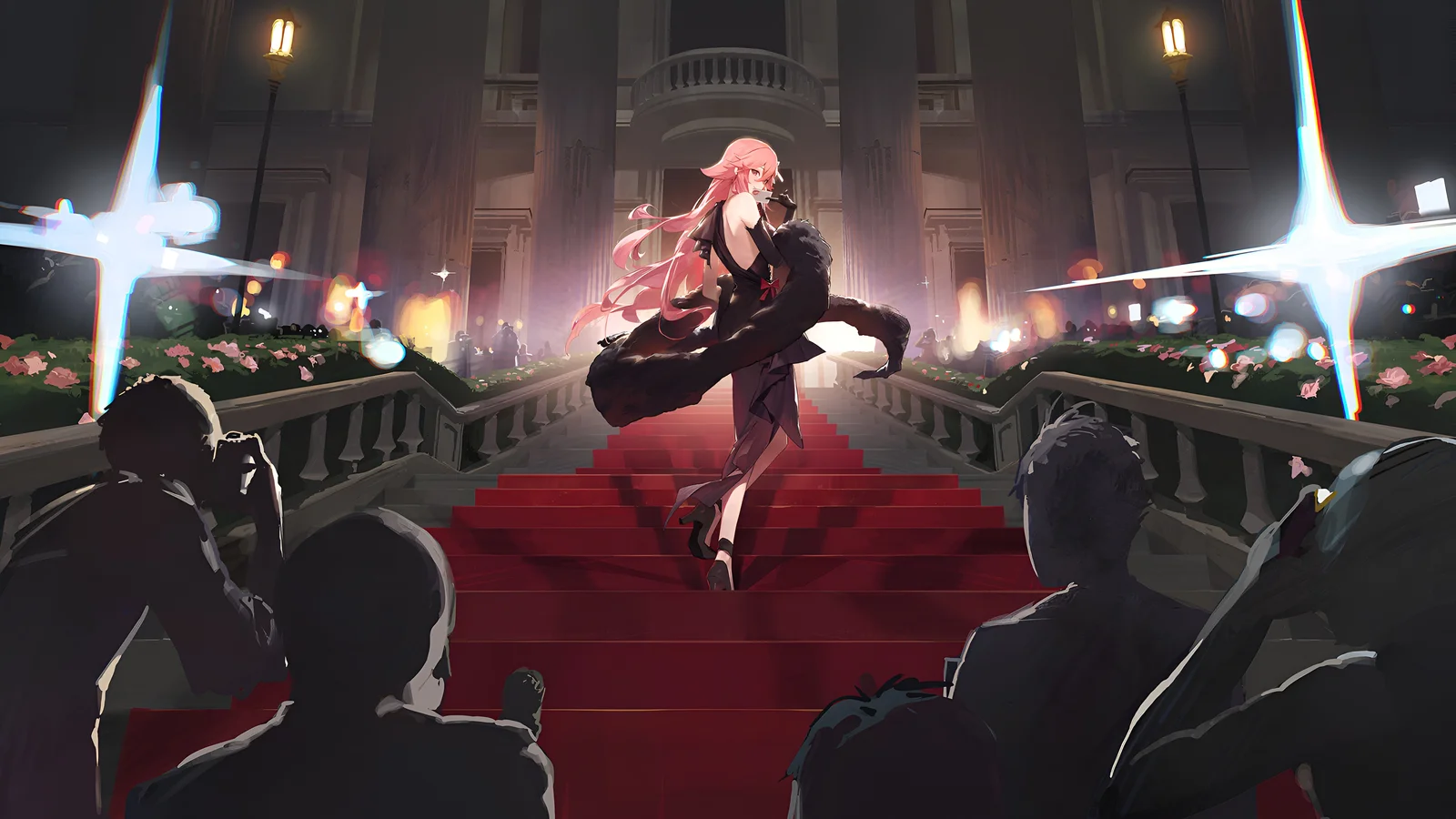 Yae Miko Red Carpet Gala Wallpaper