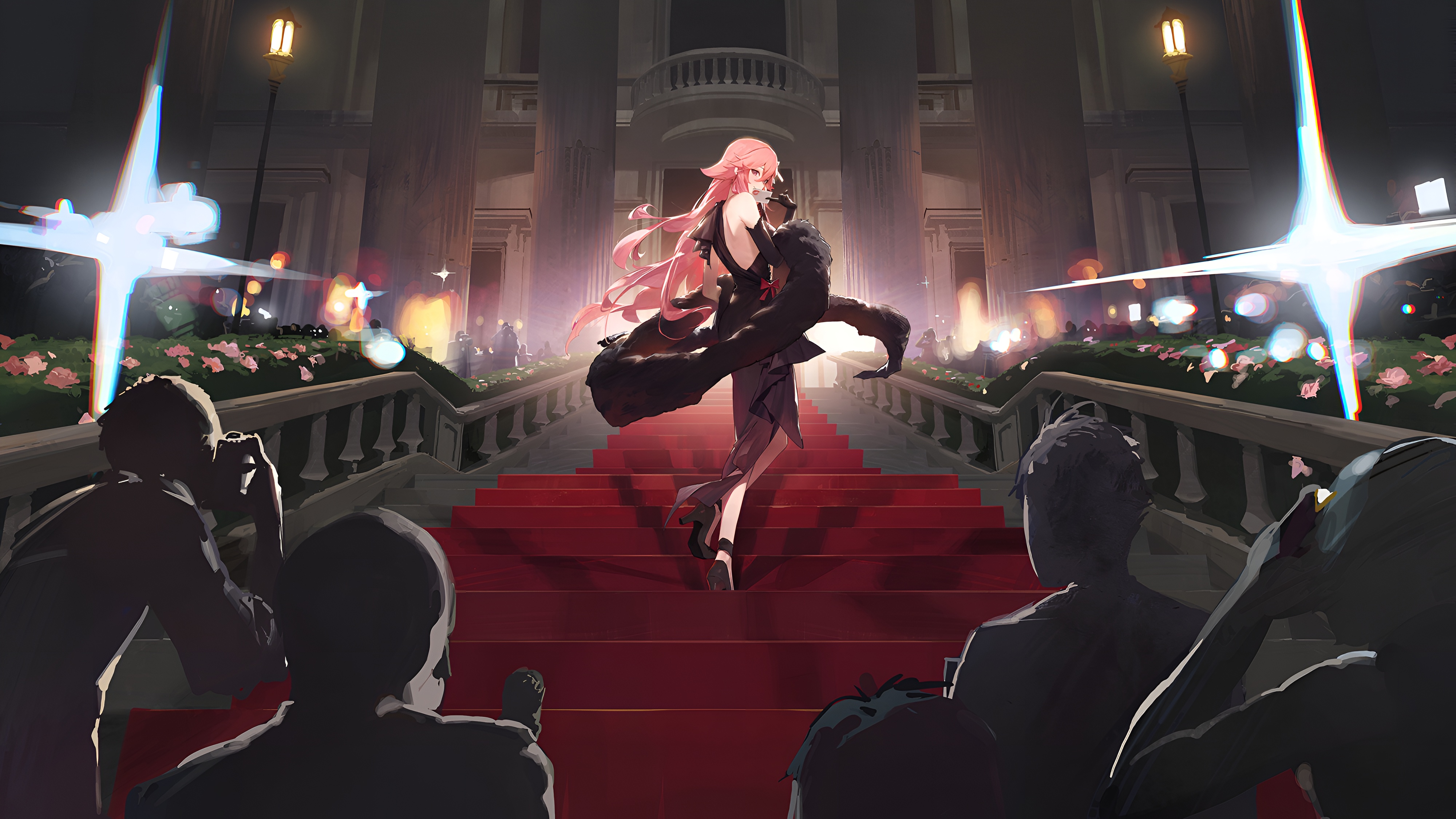 Yae Miko Red Carpet Gala Wallpaper