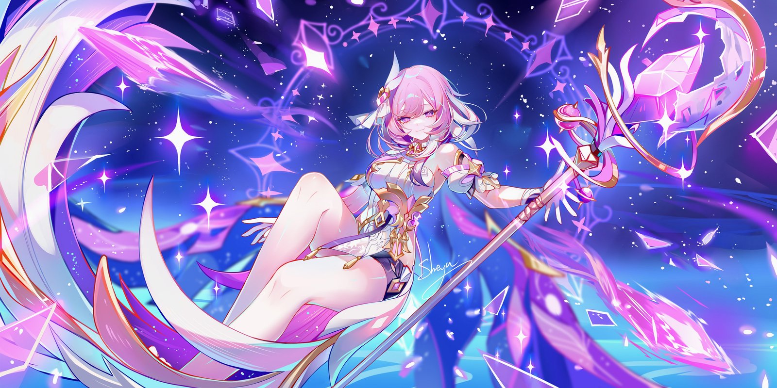 Elysia Honkai Impact 3rd 4K Wallpaper