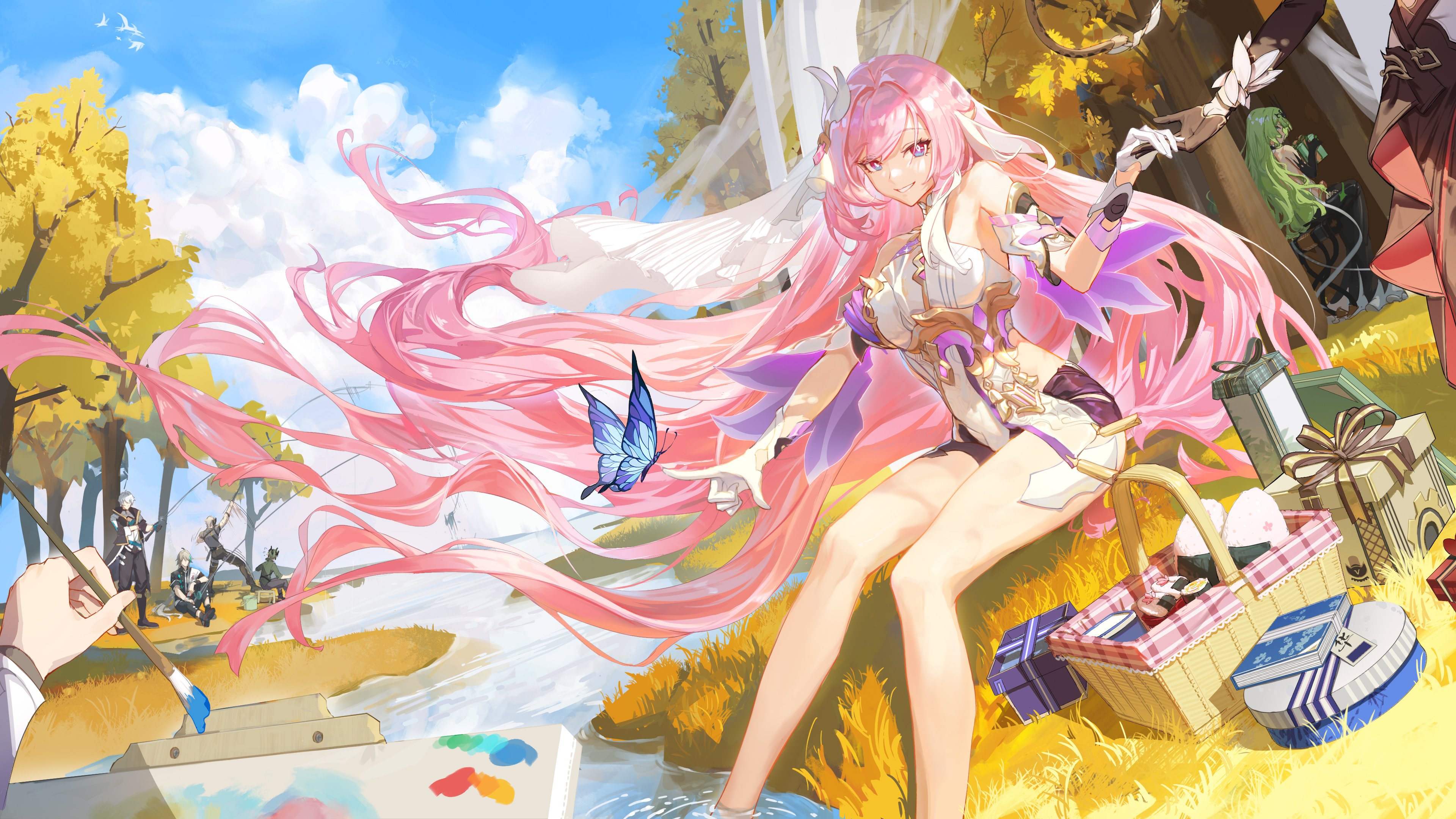 Elysia Honkai Impact 3rd 4K Wallpaper