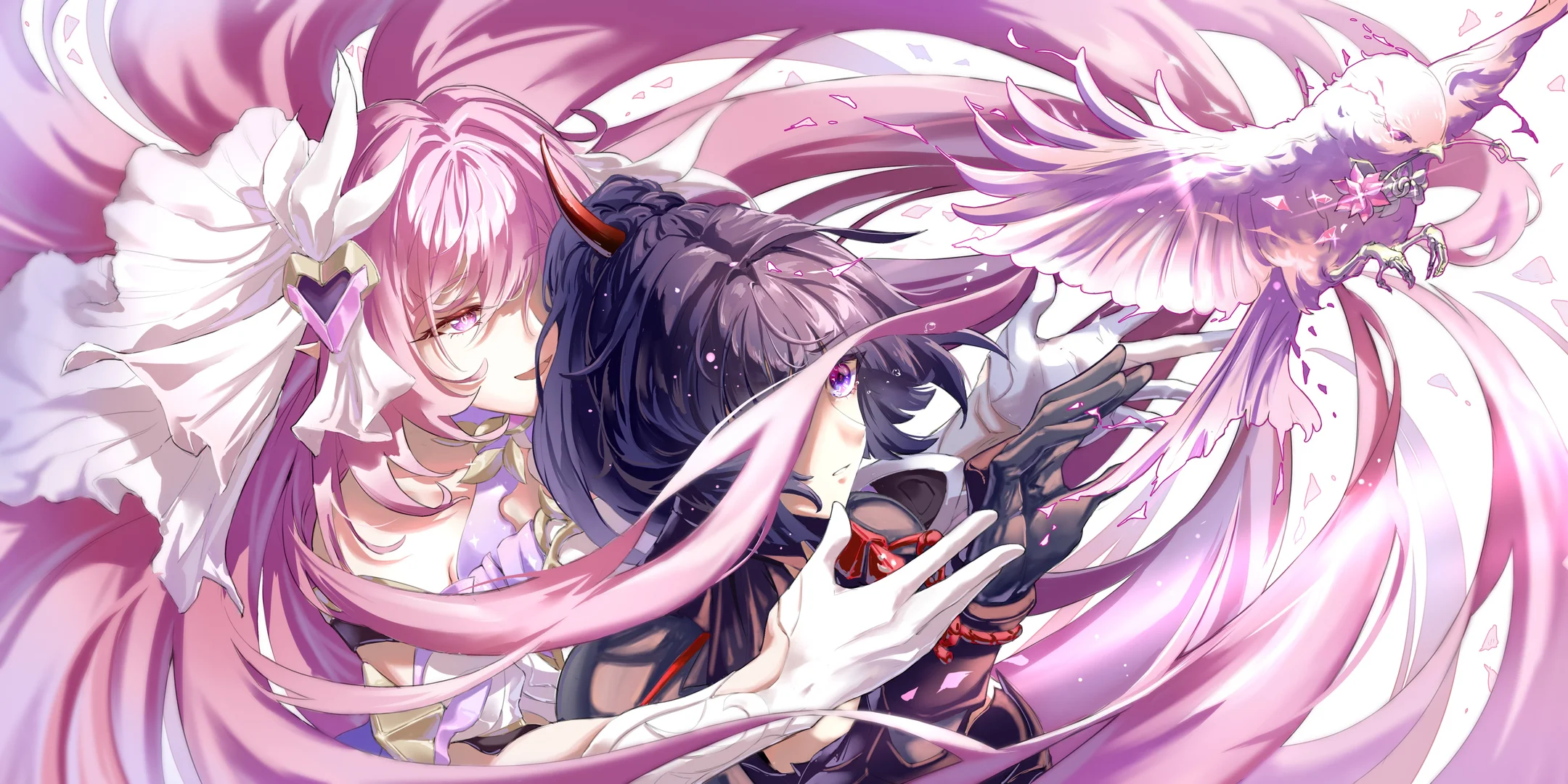 Elysia & Raiden Mei Wallpaper – Honkai Impact 3rd