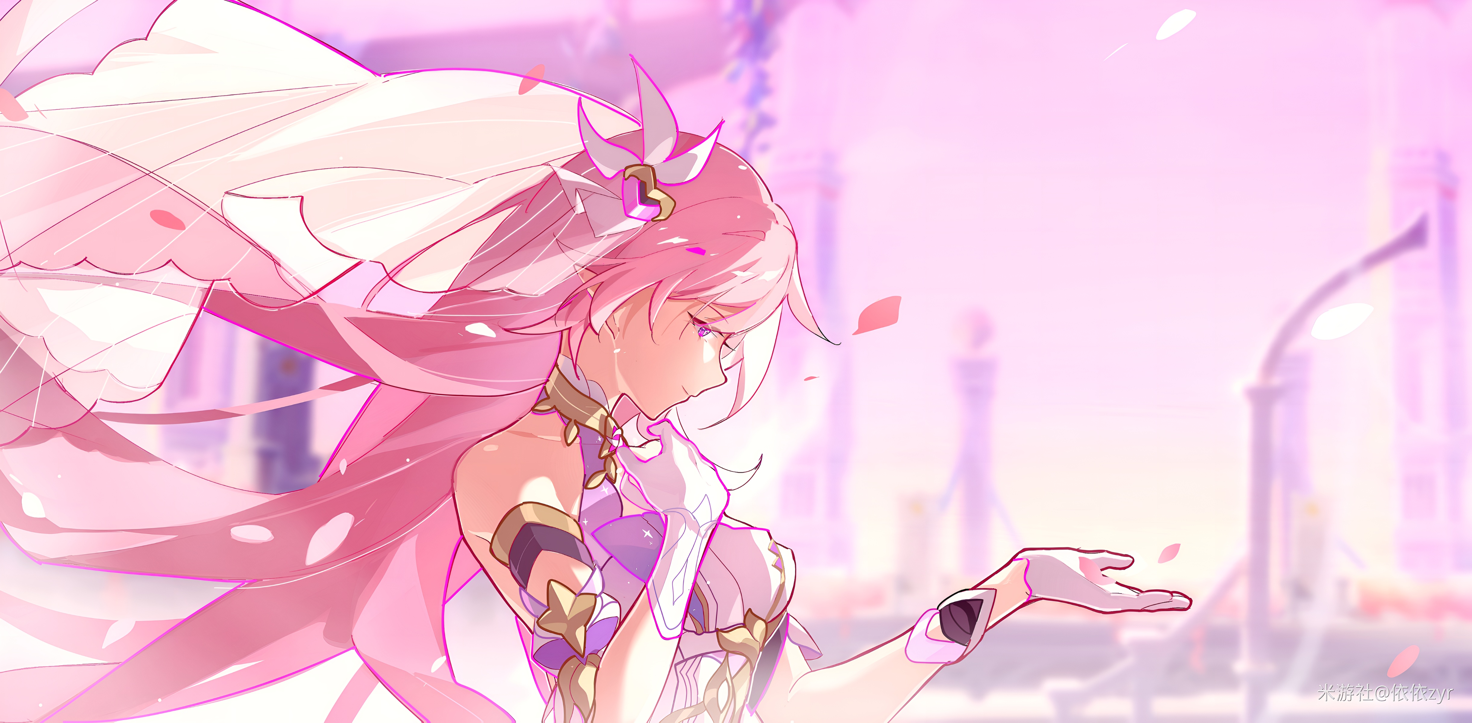 Elysia Honkai Impact 3rd 4K Wallpaper