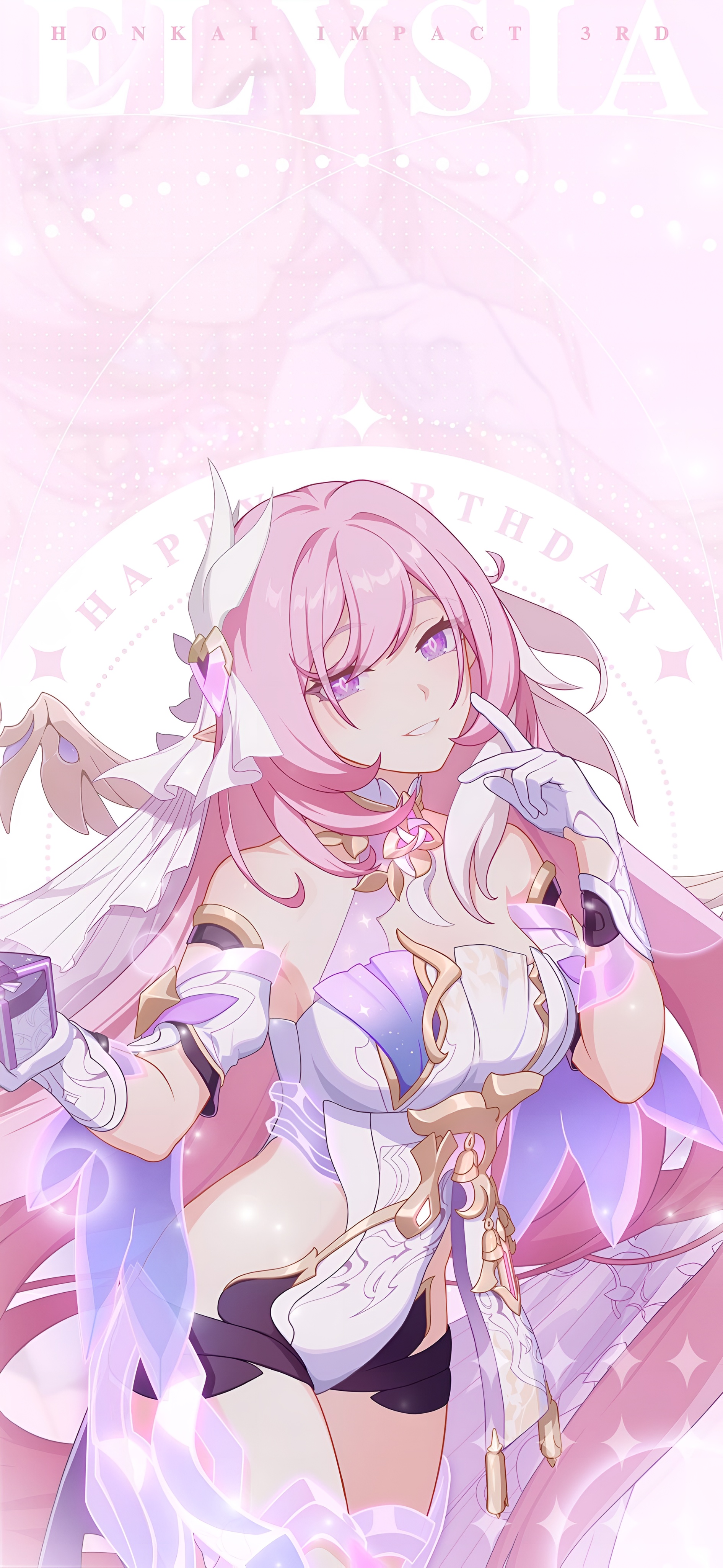 Elysia Honkai Impact 3rd Birthday Wallpaper 4K