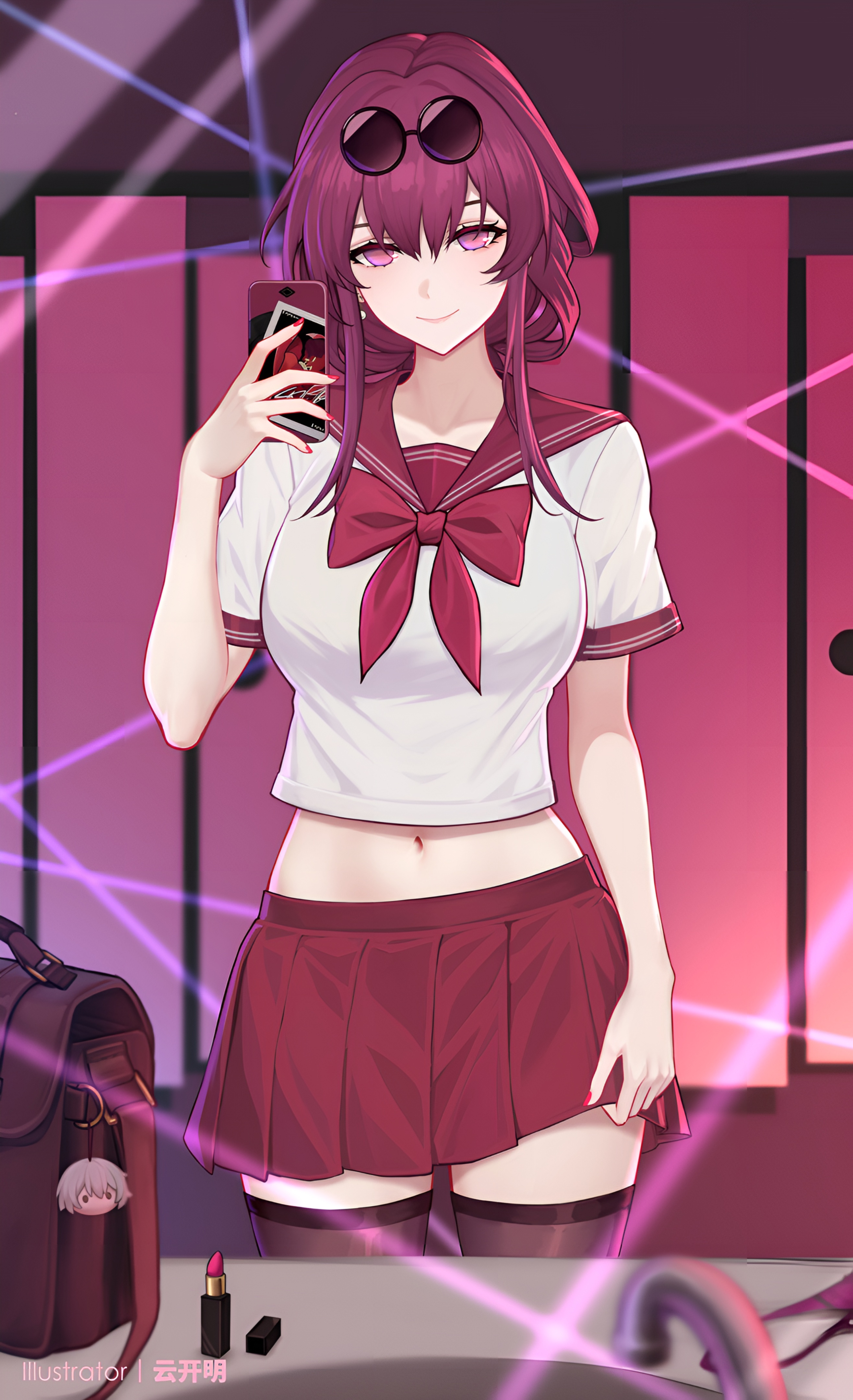 Kafka Selfie Wallpaper – Honkai Star Rail 4K
