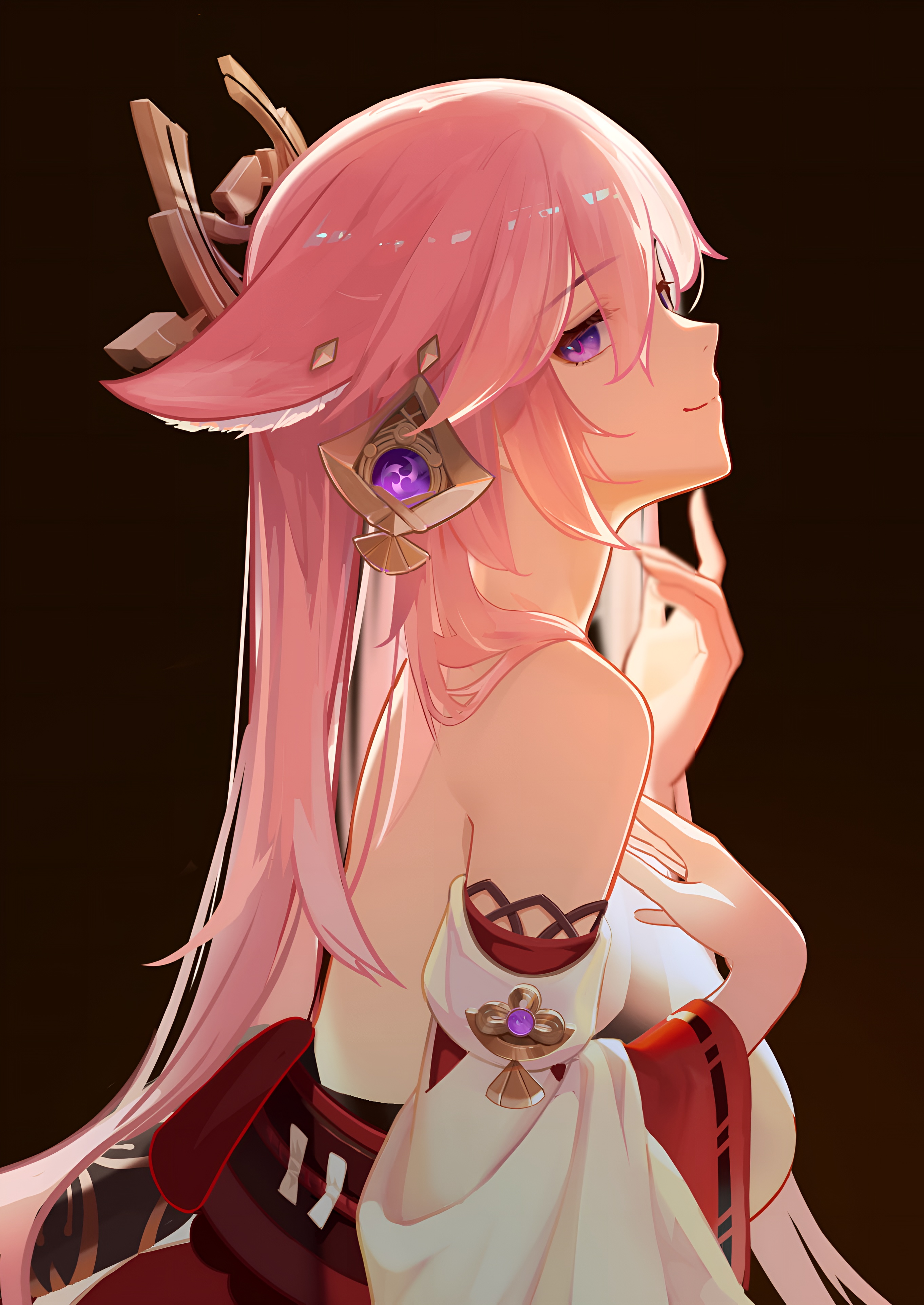 Yae Miko Genshin Impact 4K Wallpaper