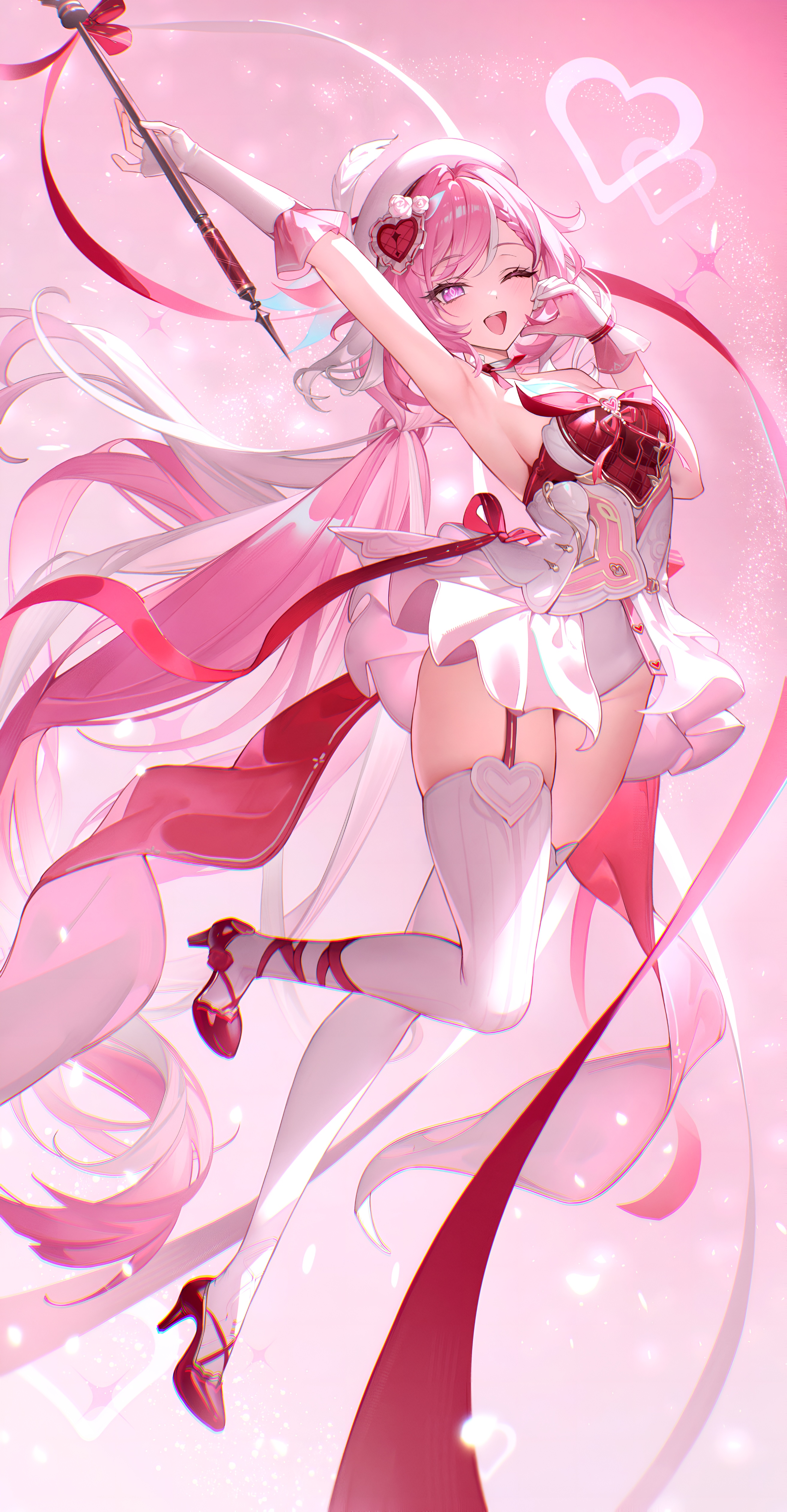 Elysia Pink Magical Wallpaper Honkai Impact 3rd