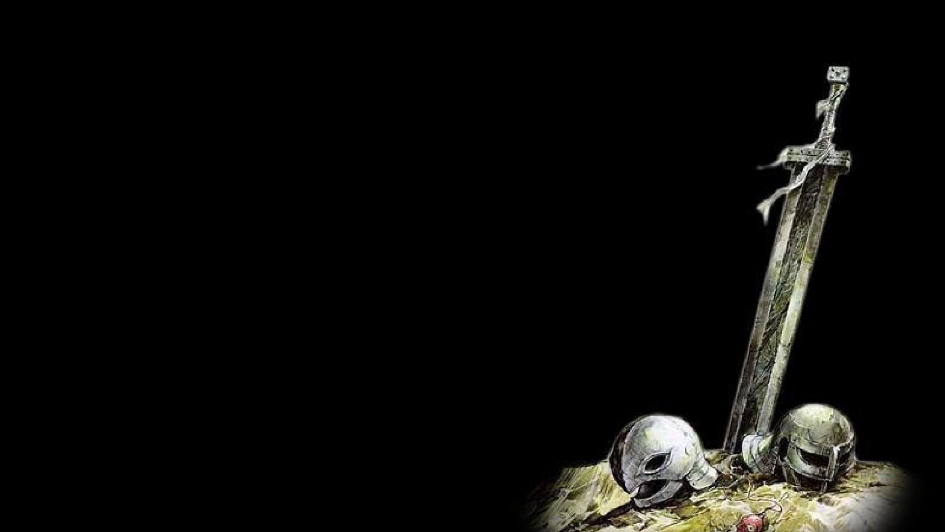 Berserk Sabie Minimalistă Wallpaper 4K