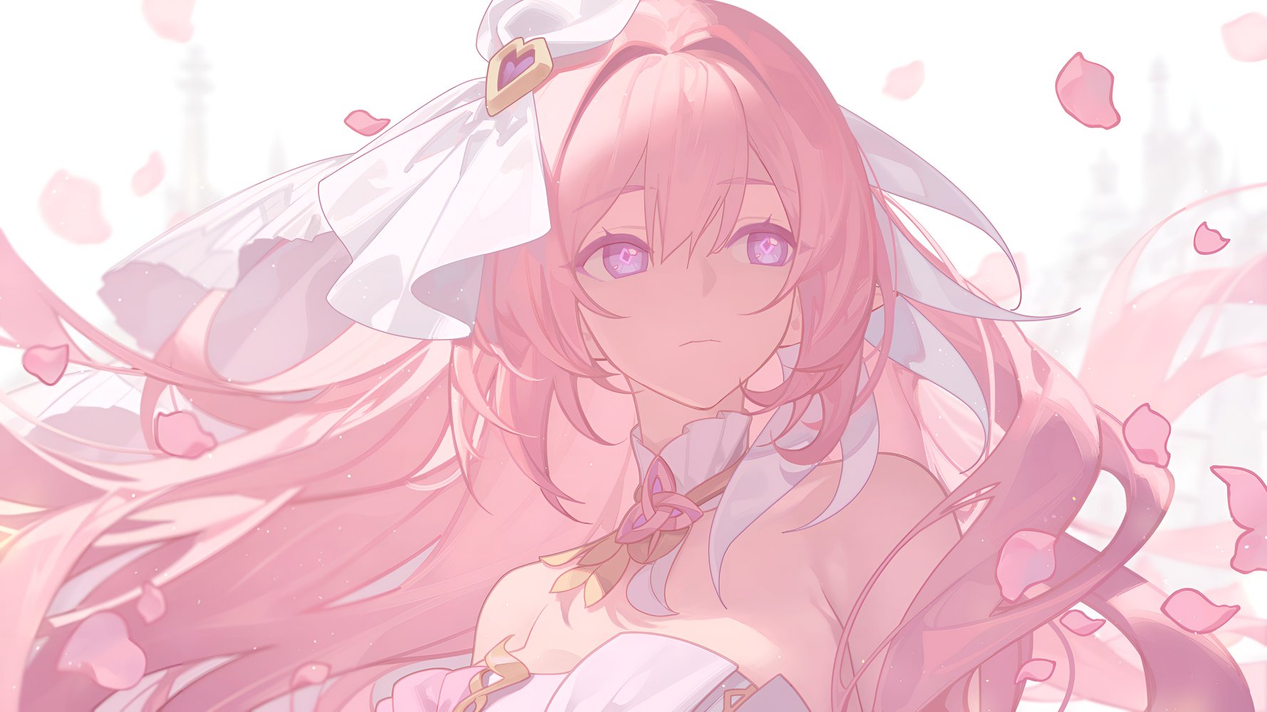Elysia Bride Wallpaper – Honkai Impact 3rd 4K