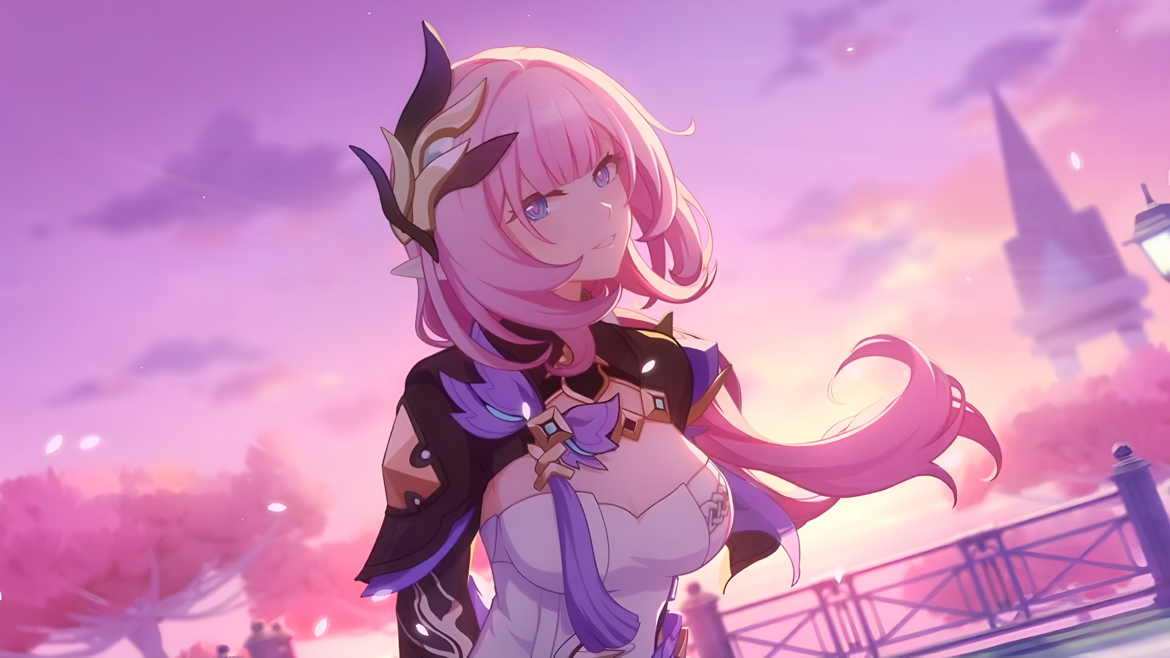 Elysia Honkai Impact 3rd 4K Wallpaper