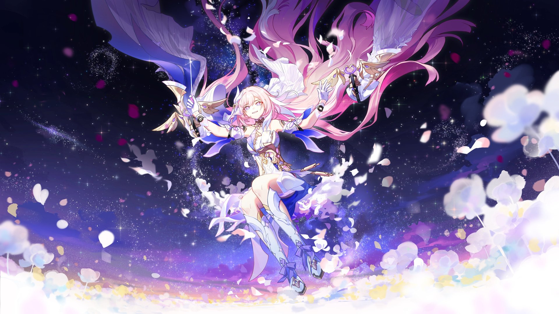 Elysia Honkai Impact 3rd Sfondo 4K