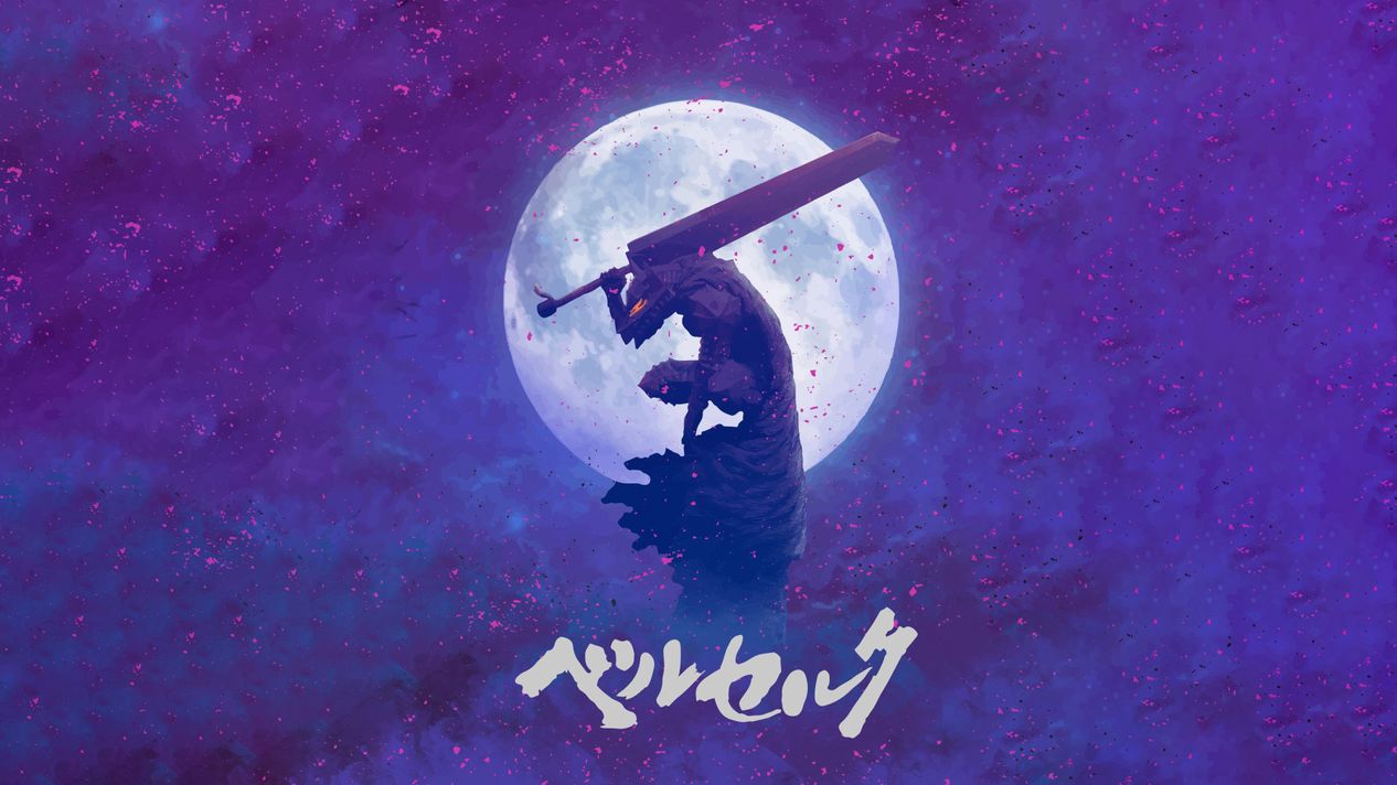 טפט ברזרק גאטס ירח 4K