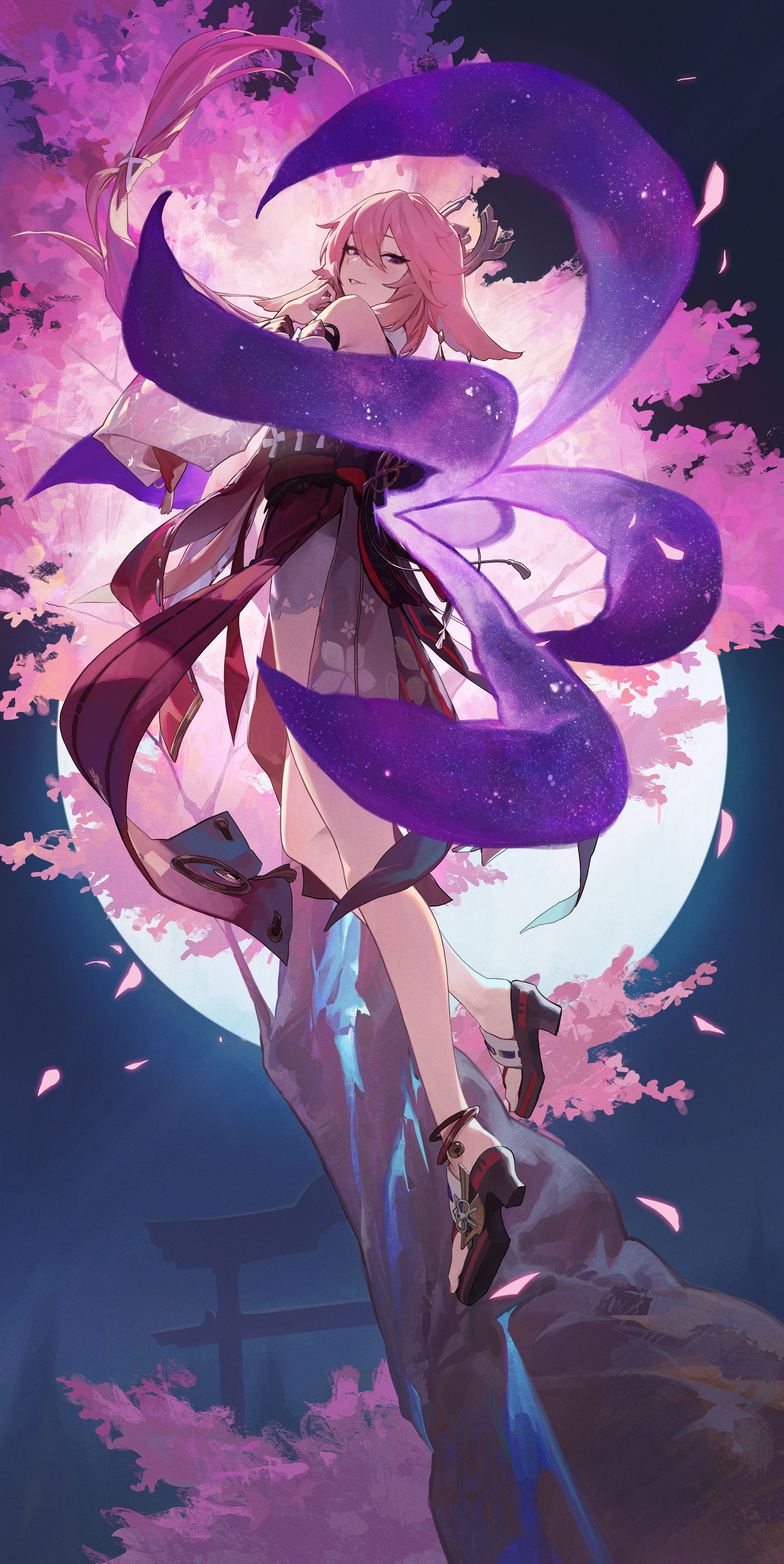 Yae Miko Genshin Impact 4K Wallpaper