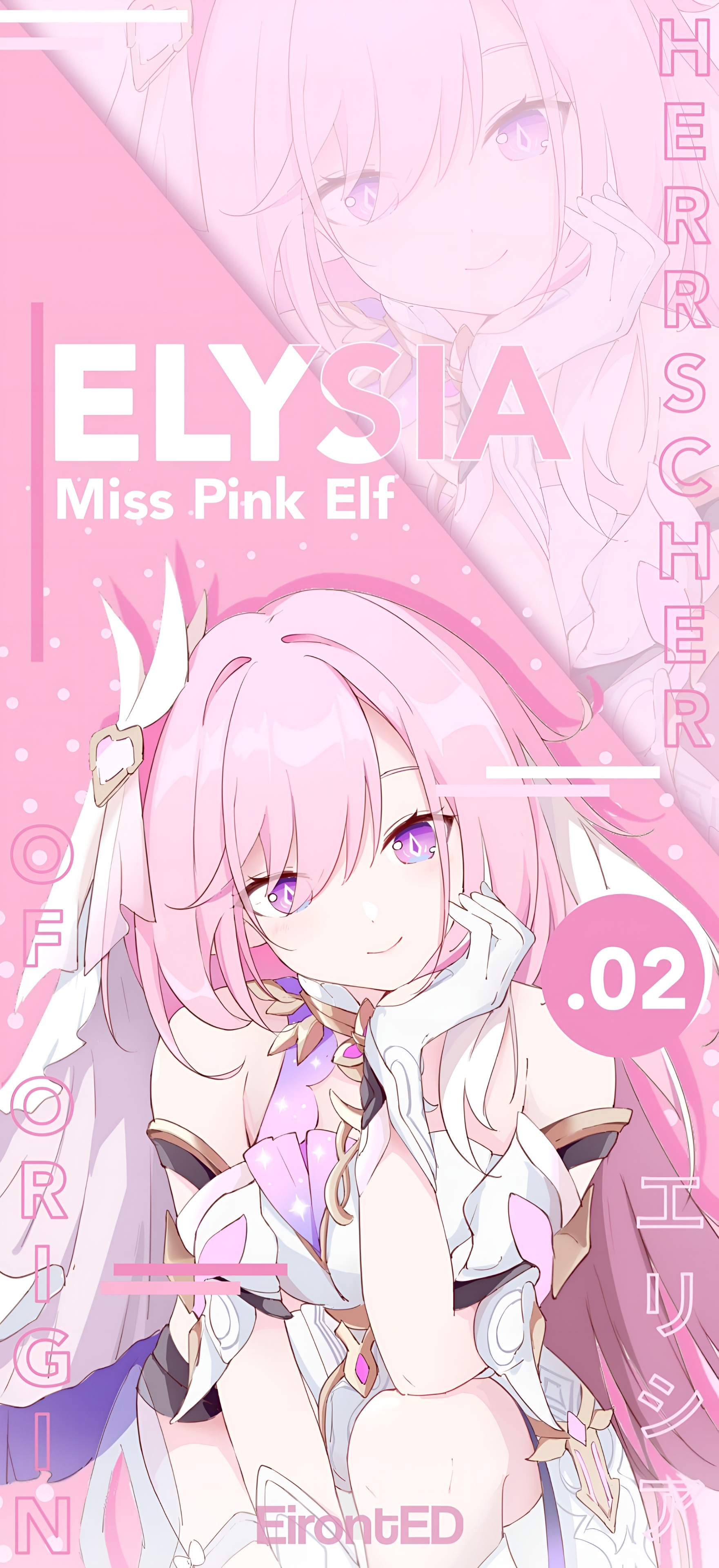 Elysia Miss Pink Elf 4K Wallpaper