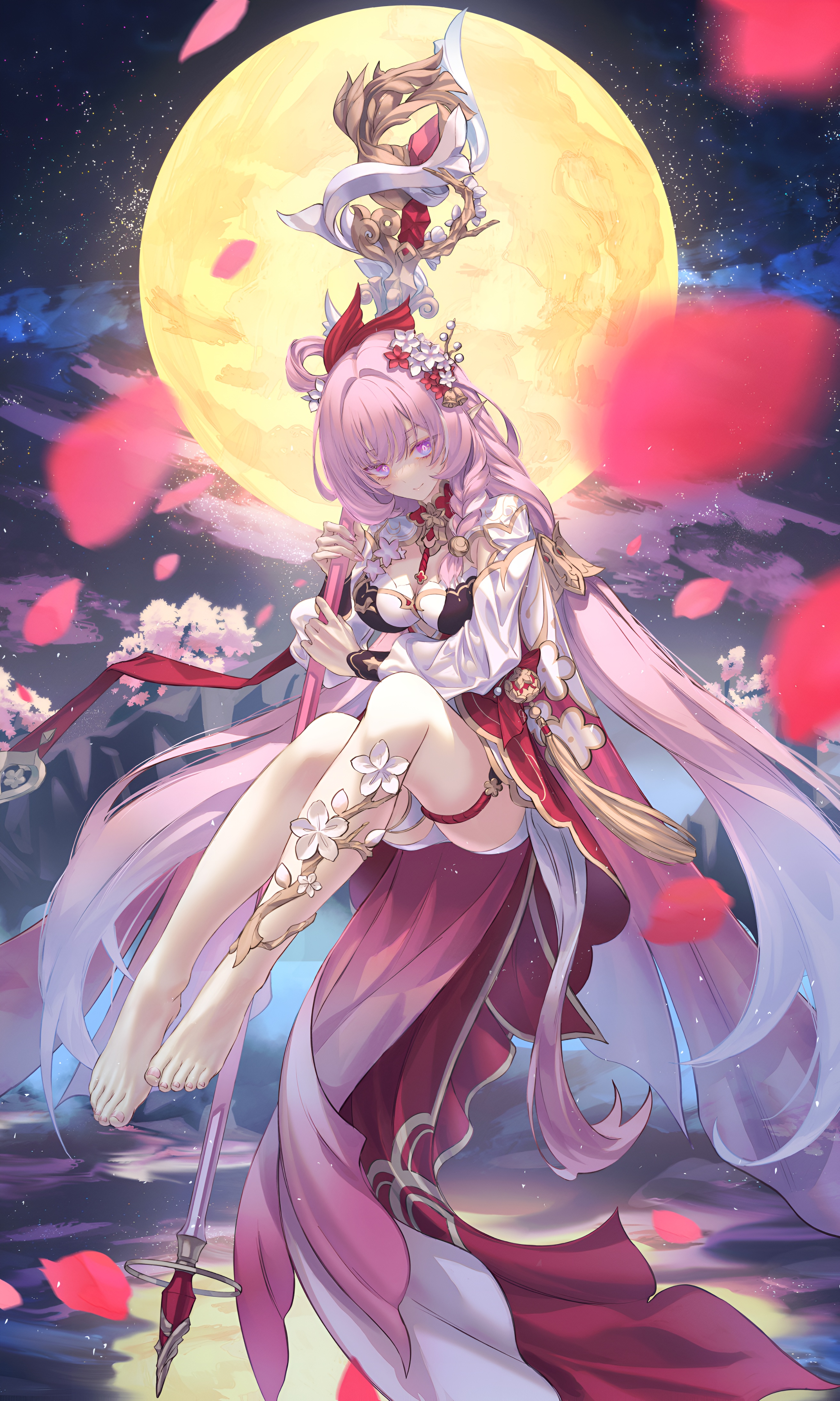 Elysia Moonlit Night Wallpaper – Honkai Impact 3rd
