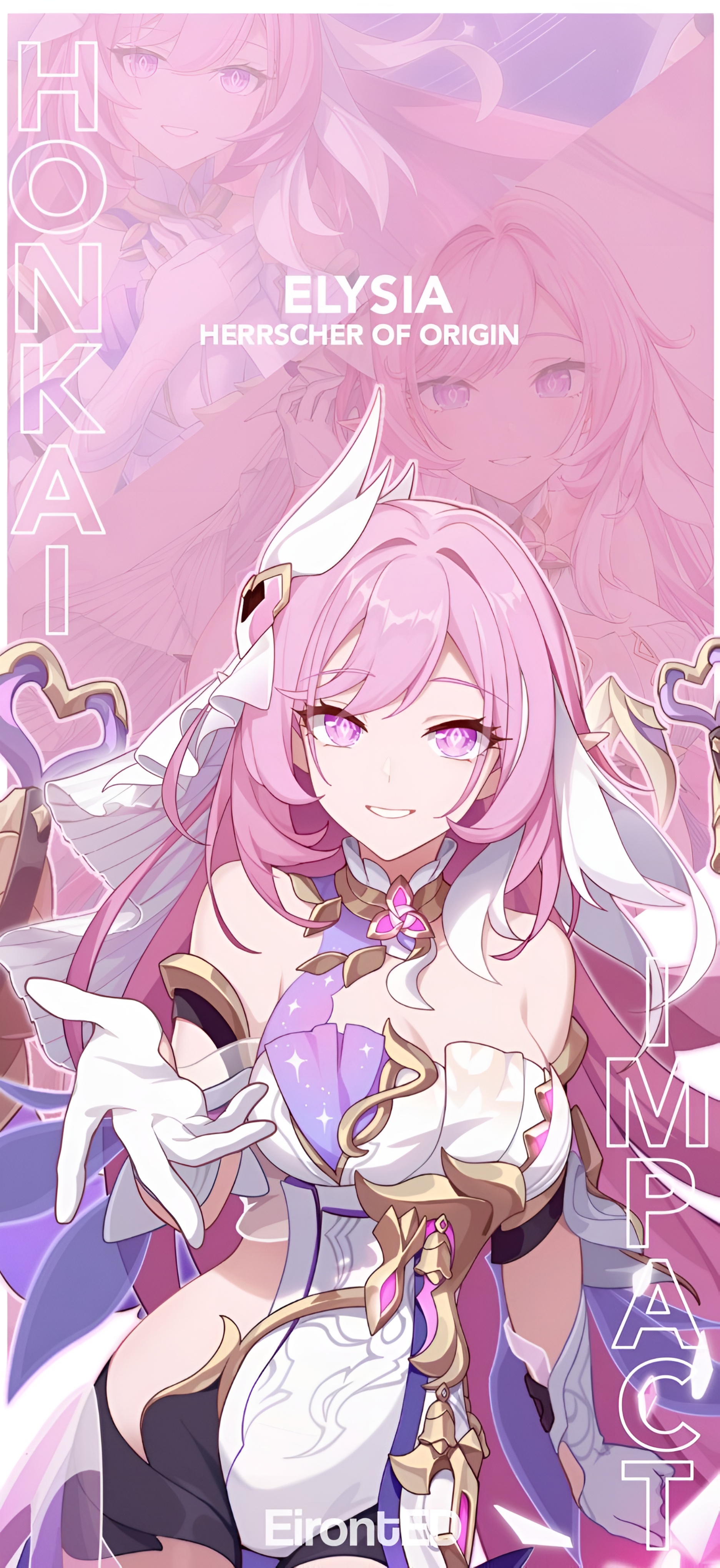 Elysia Herrscher of Origin Honkai Impact Wallpaper