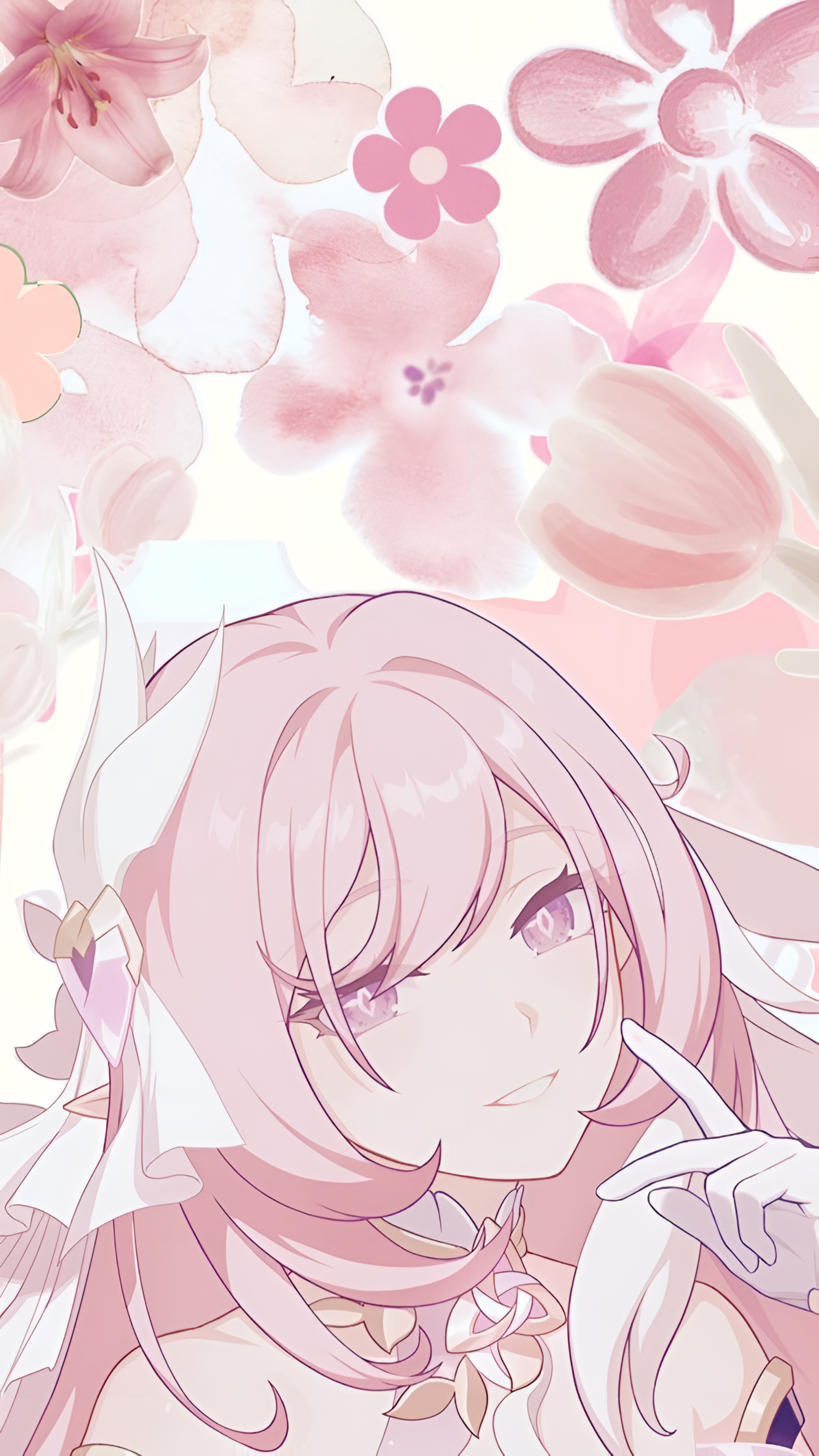 Elysia Spring Blossom 4K Anime Wallpaper