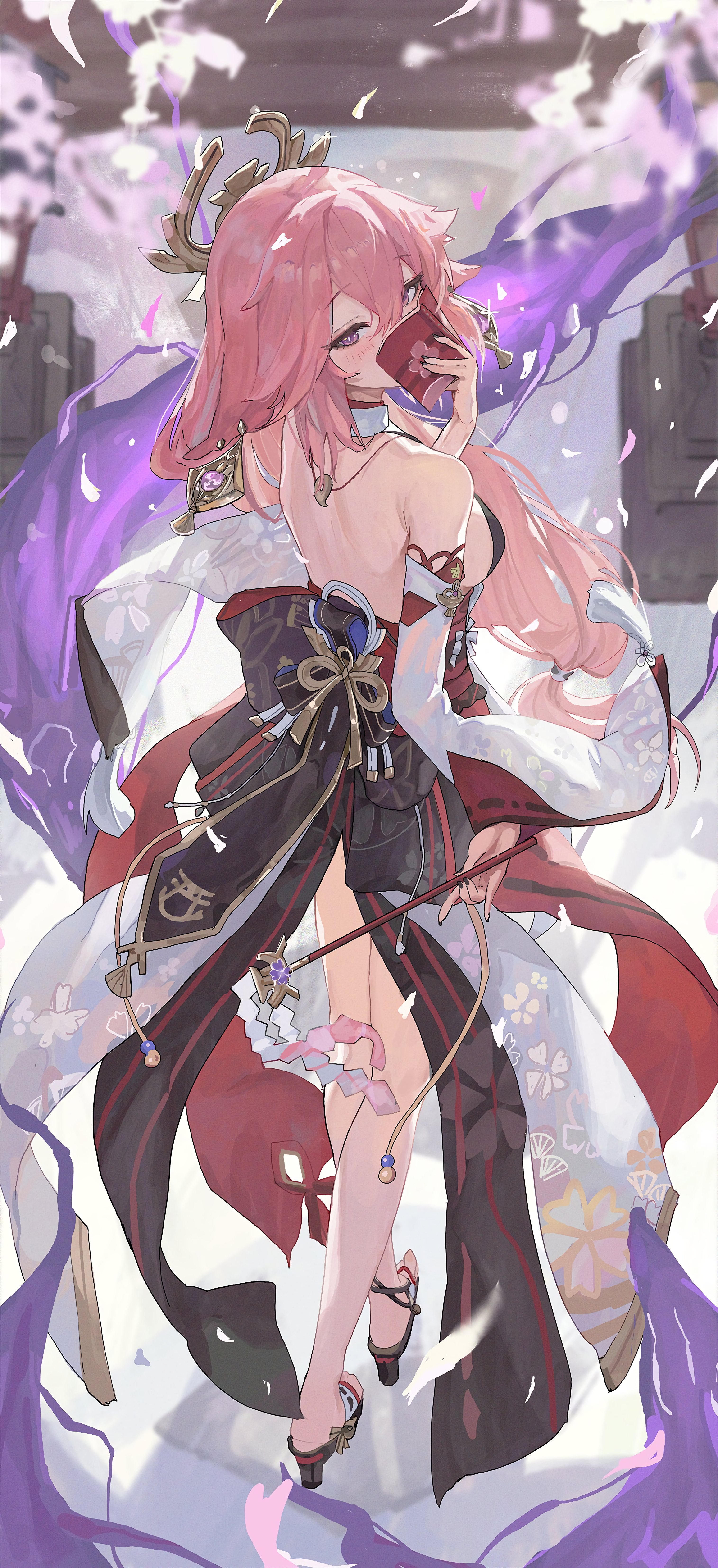 Yae Miko Genshin Impact 4K Wallpaper